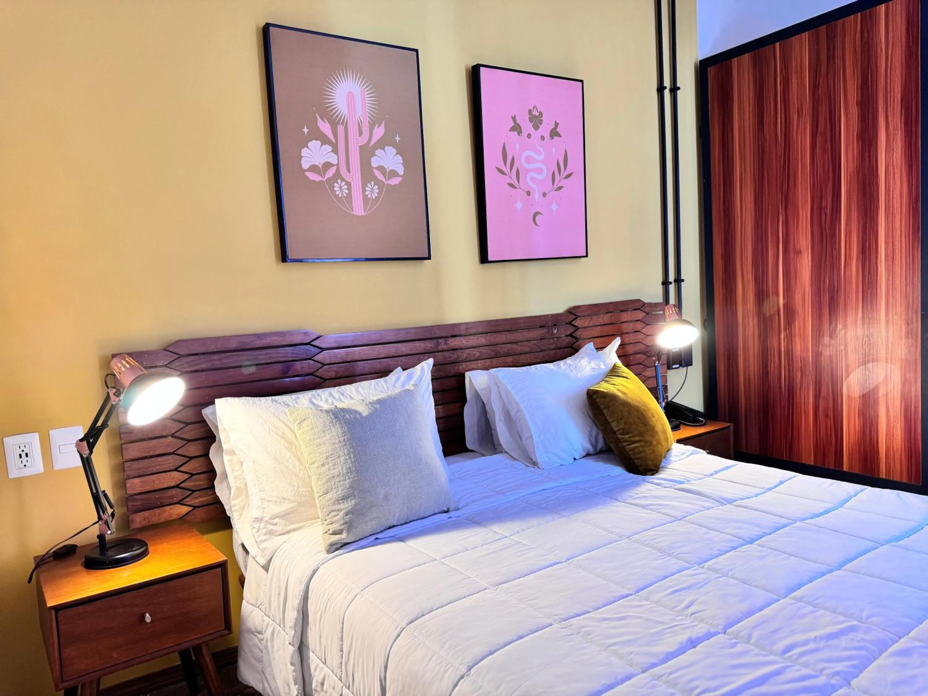 Bed in Selina Guadalajara