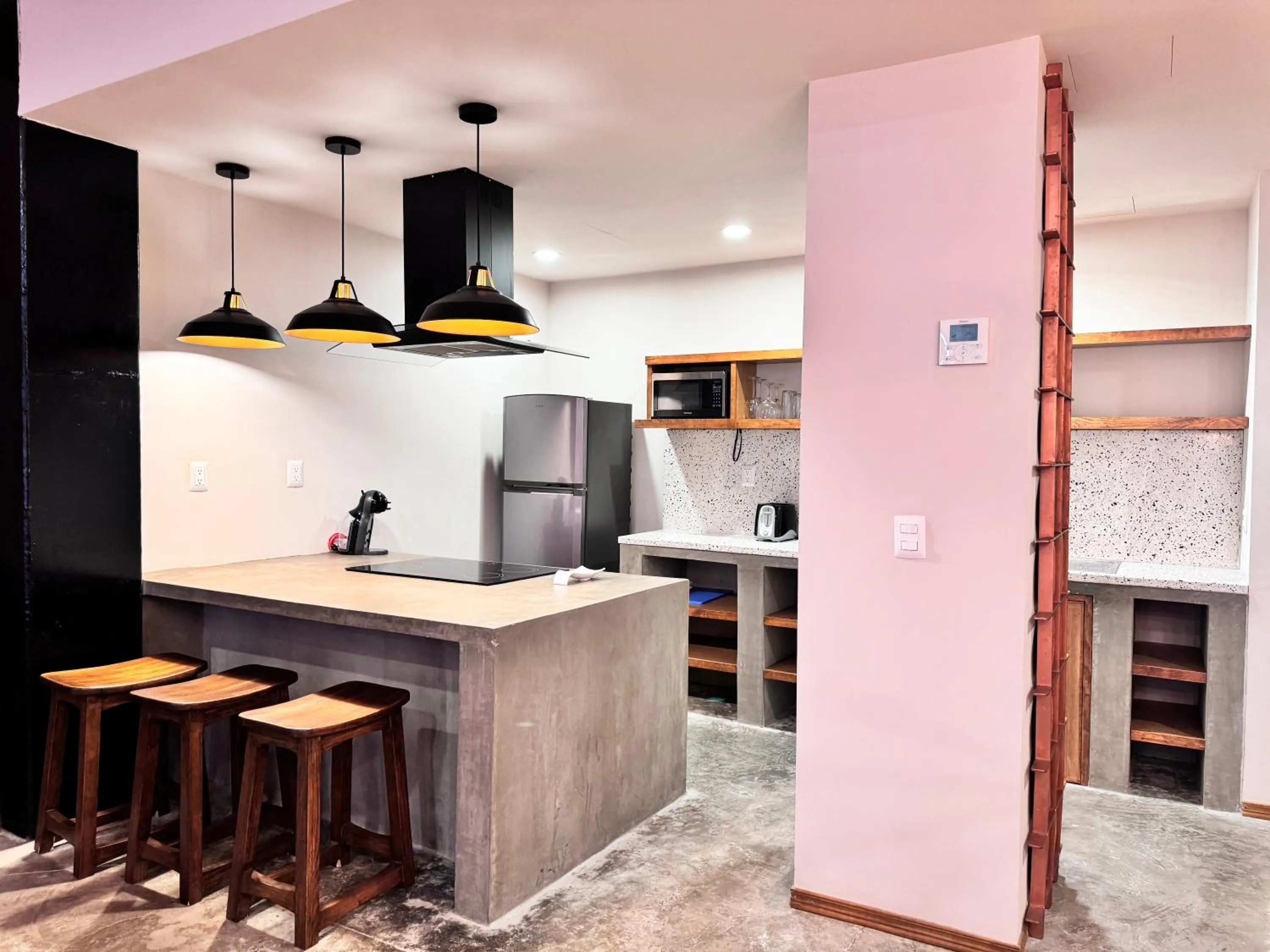 Kitchen or kitchenette in Selina Guadalajara