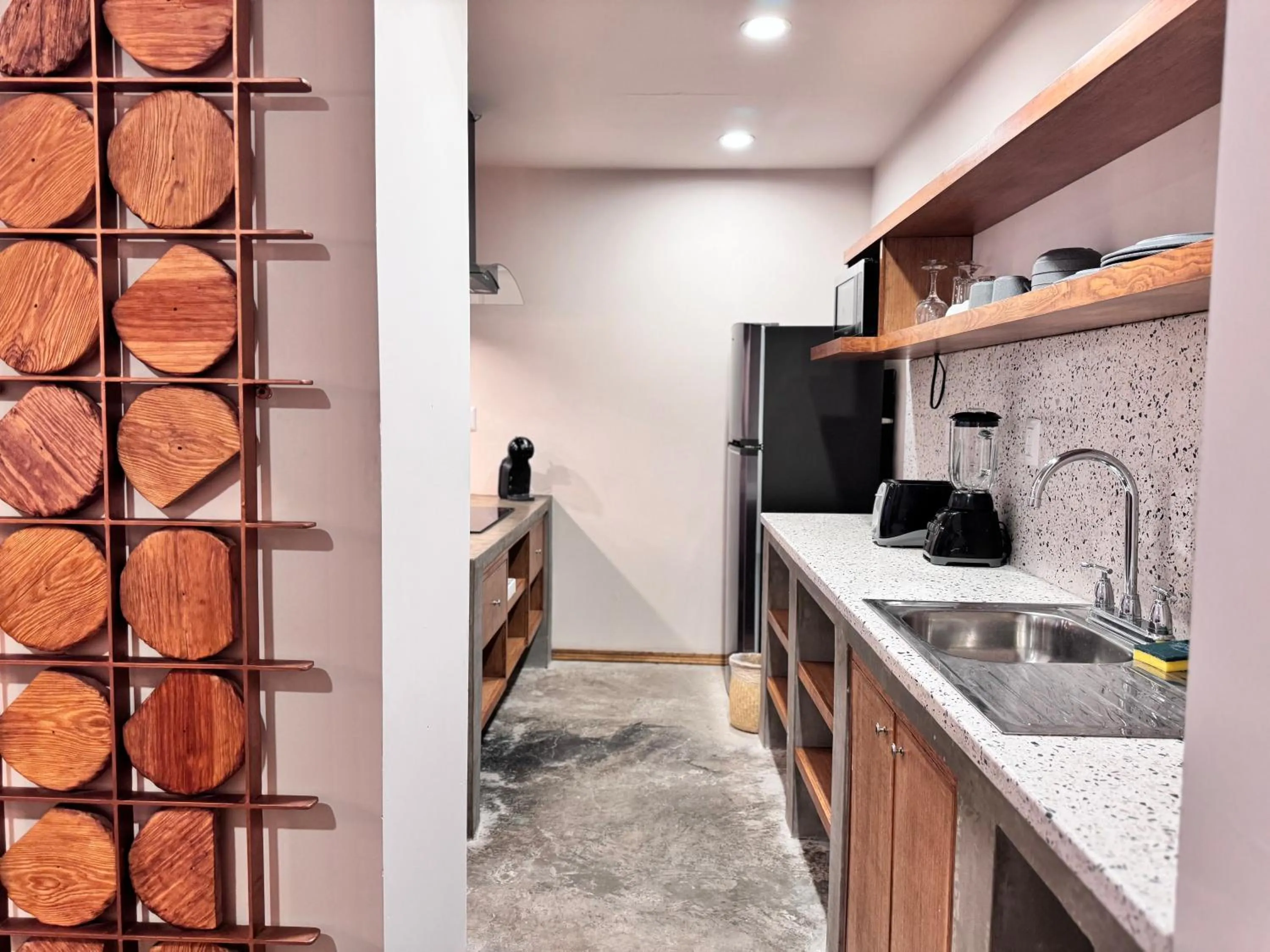 Kitchen or kitchenette in Selina Guadalajara