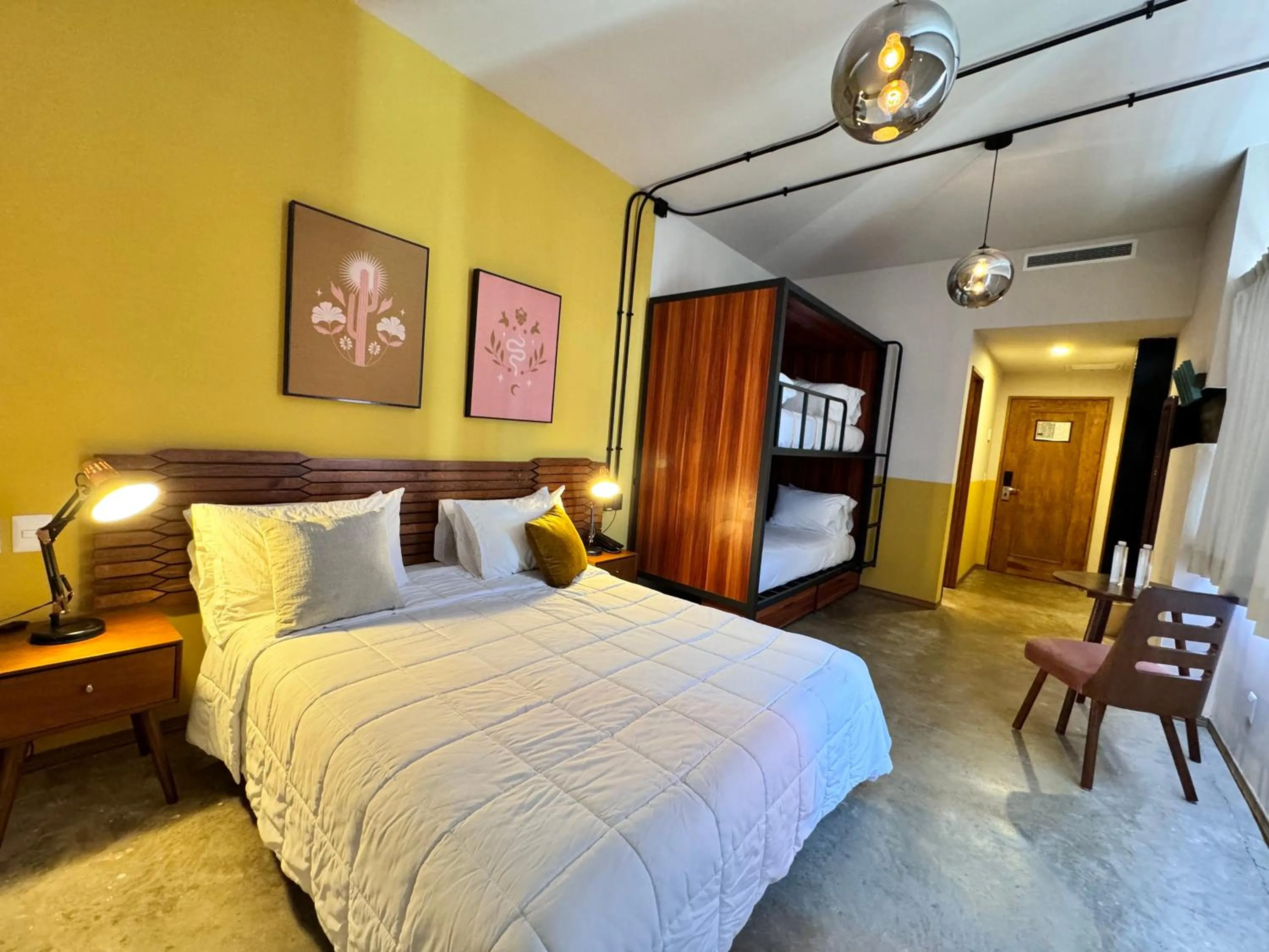 Bed in Selina Guadalajara