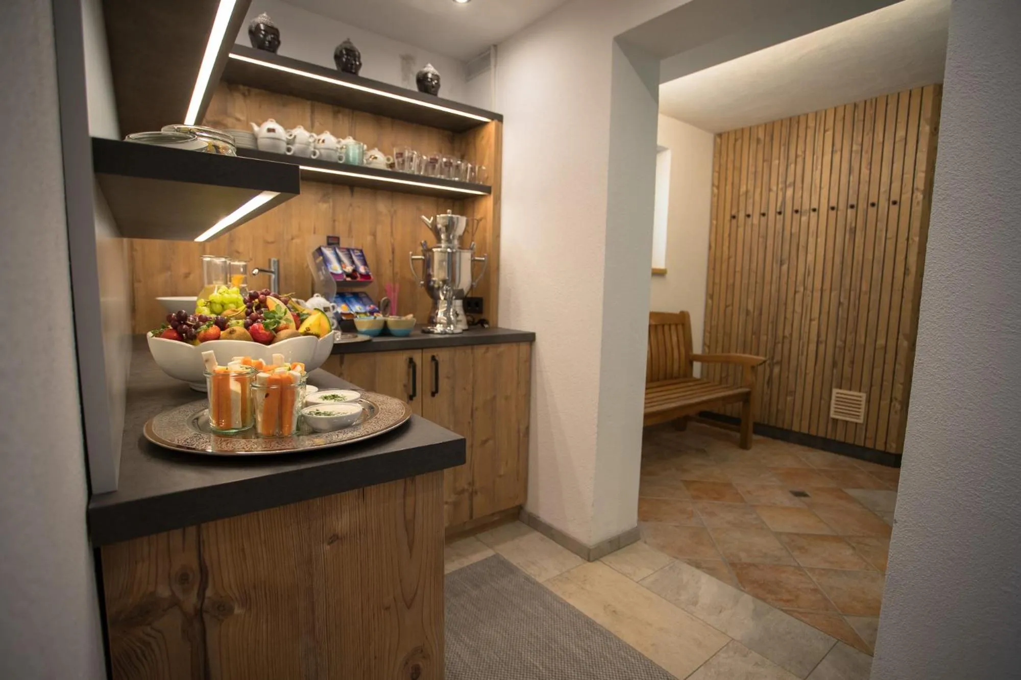 Sauna in Hotel Die Arlbergerin - Design & Tiroler Gemütlichkeit