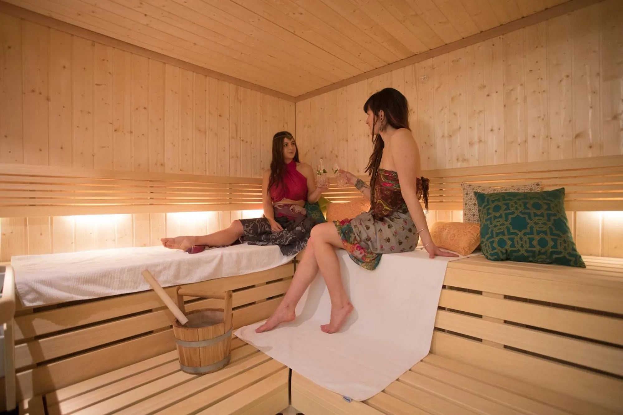 Sauna in Hotel Die Arlbergerin - Design & Tiroler Gemütlichkeit
