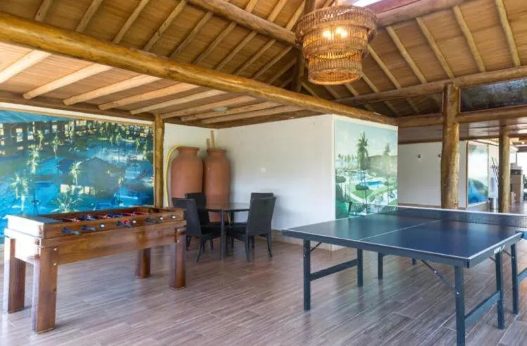 Table tennis in La Fleur Polinésia Muro Alto