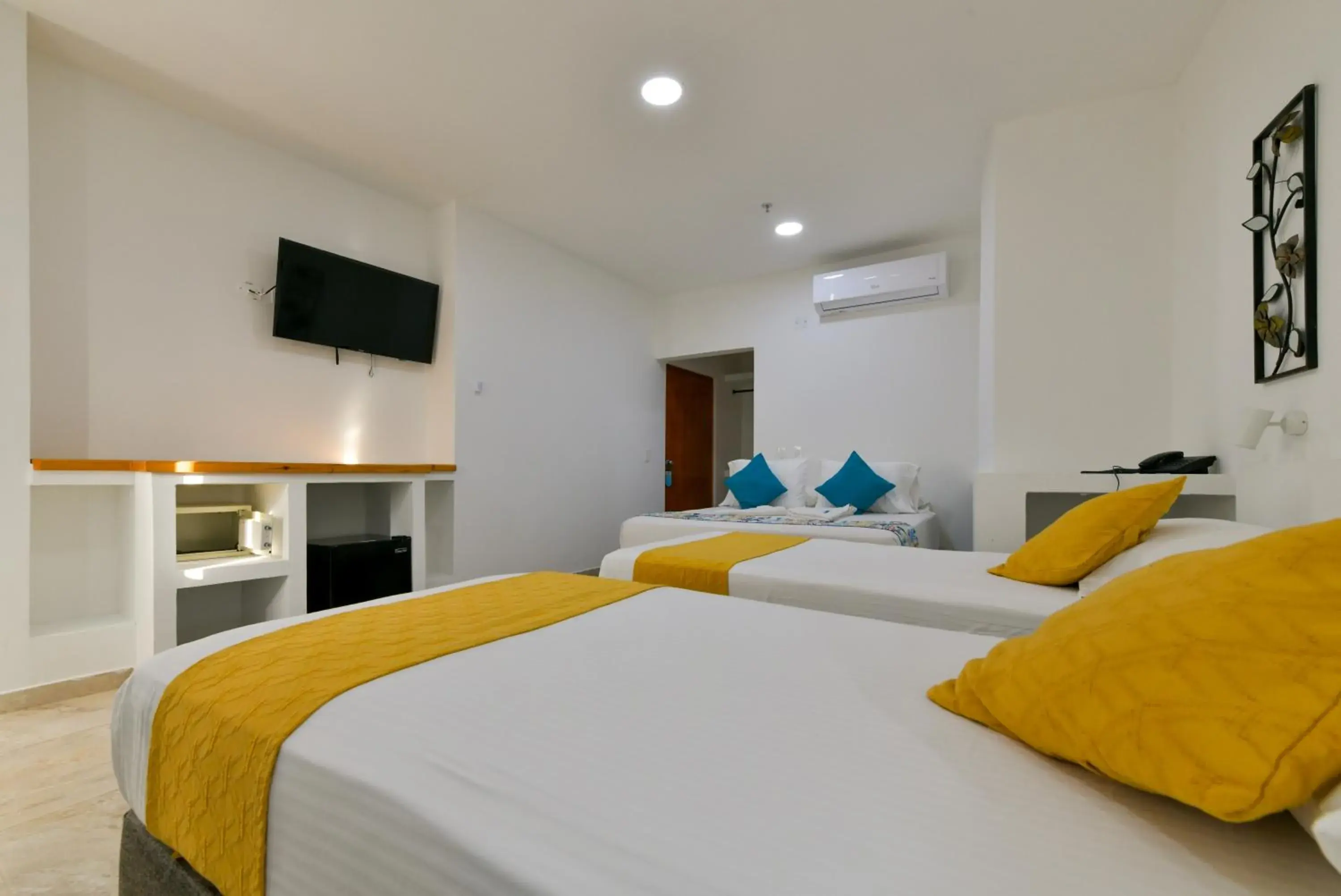 Bed in Hotel Grand Caribe Bed in Hotel Grand Caribe