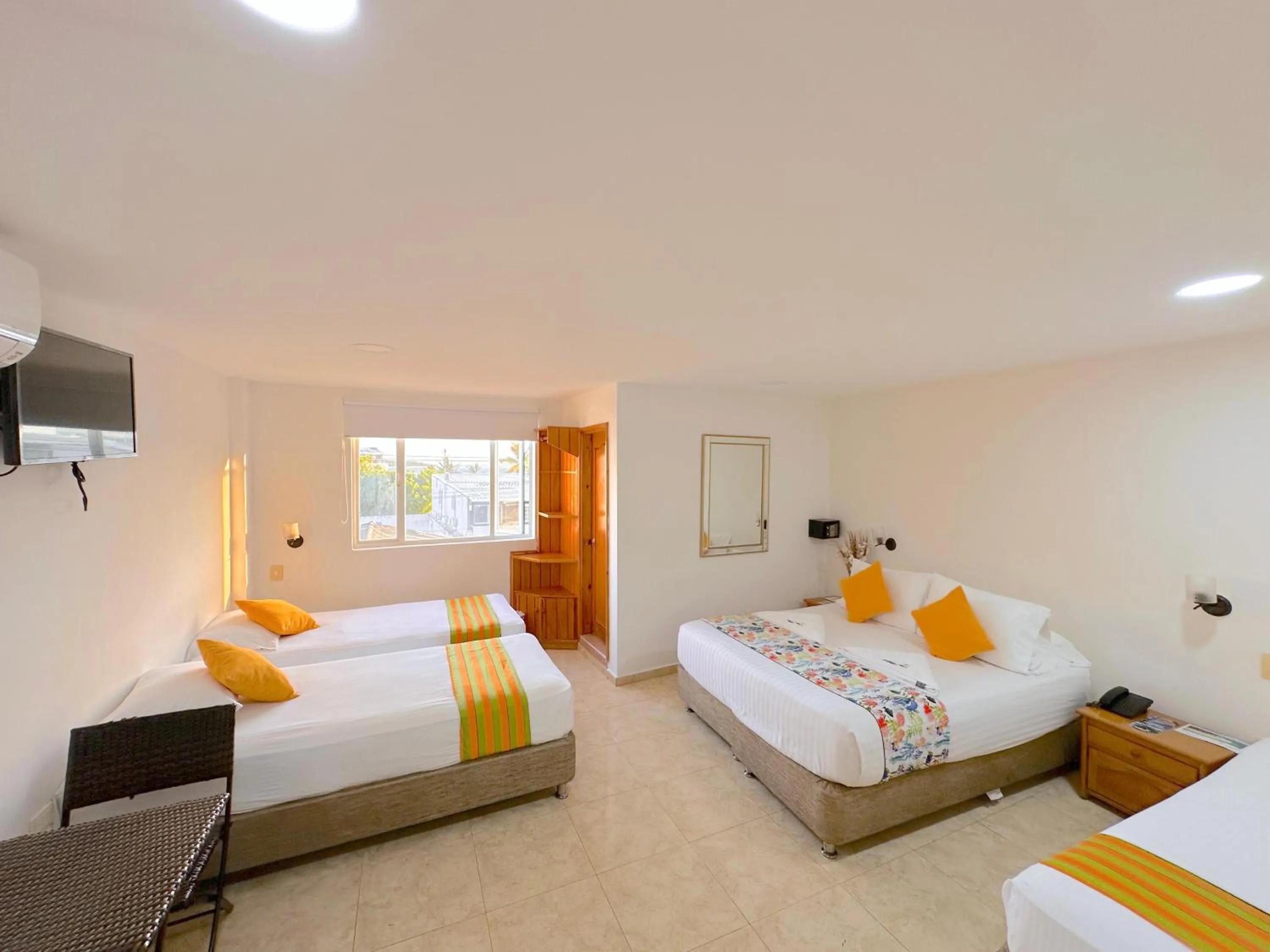 Bed in Hotel Grand Caribe