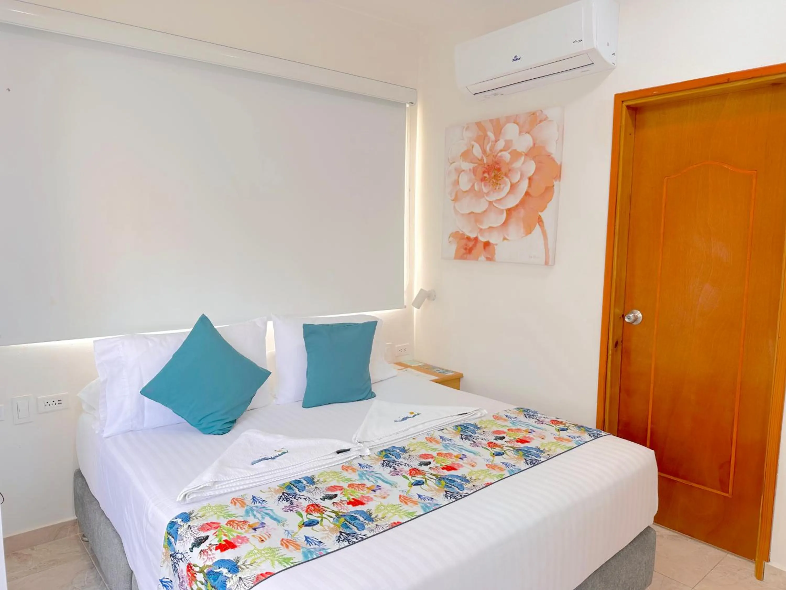 Bed in Hotel Grand Caribe