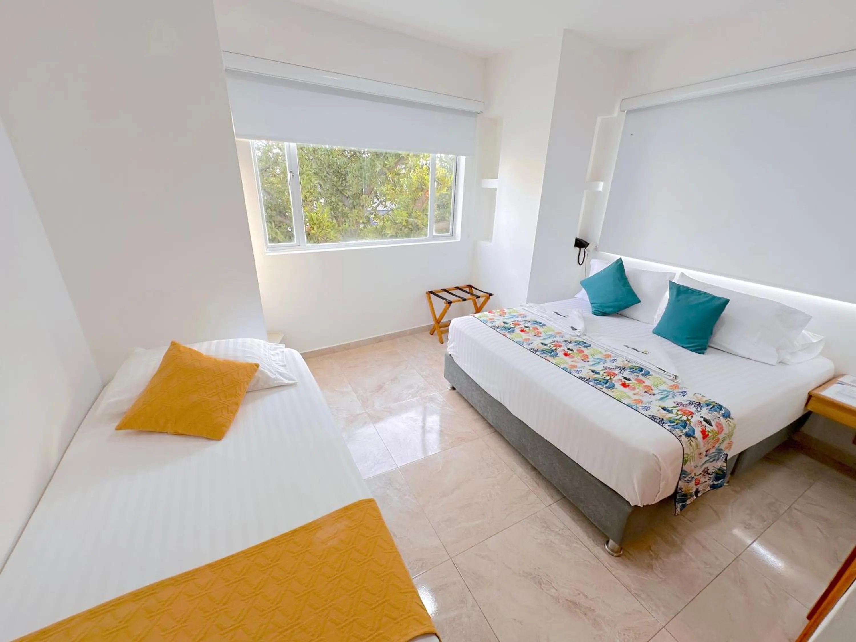 Bed in Hotel Grand Caribe