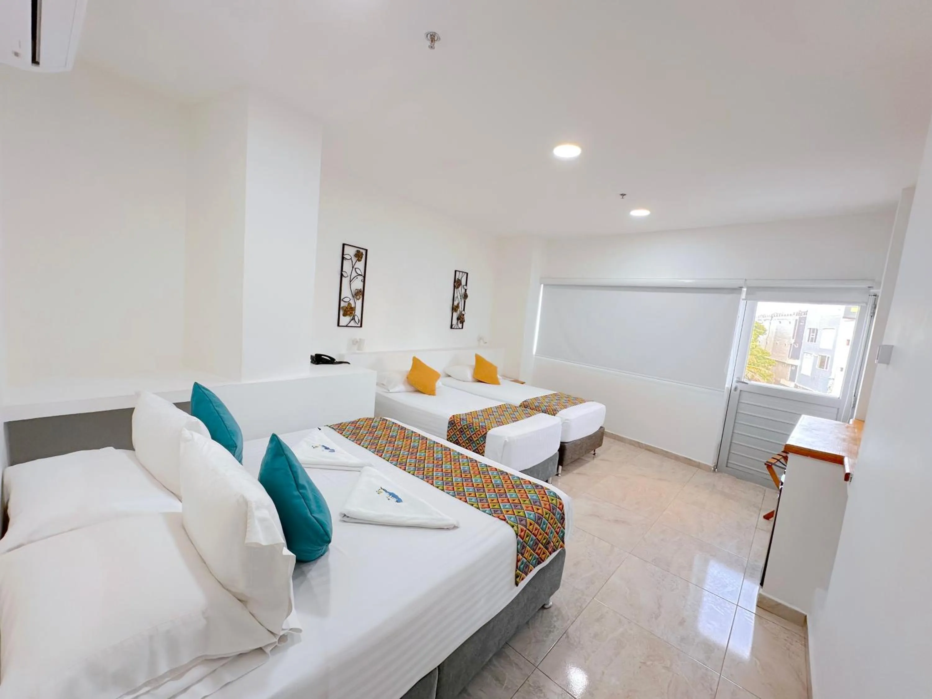 Bed in Hotel Grand Caribe