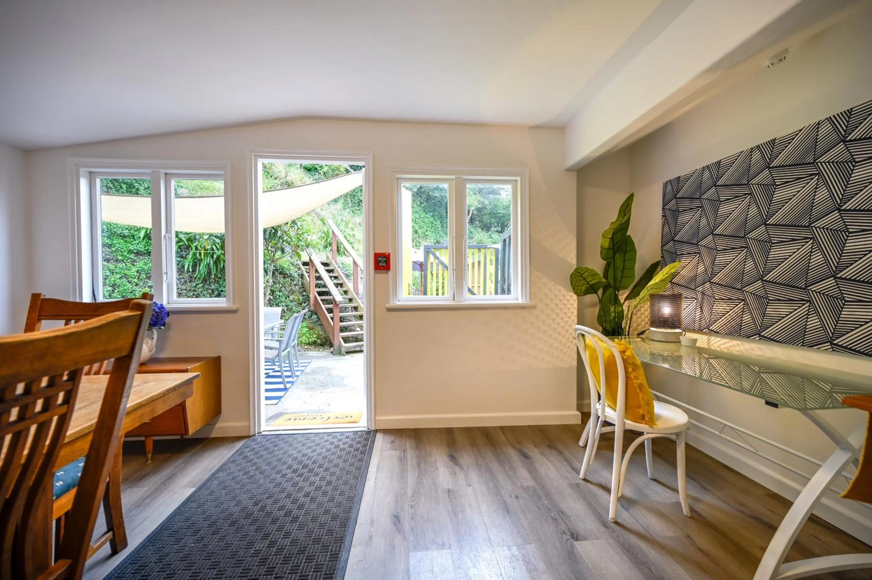 Dining area in U Boutique on Haven