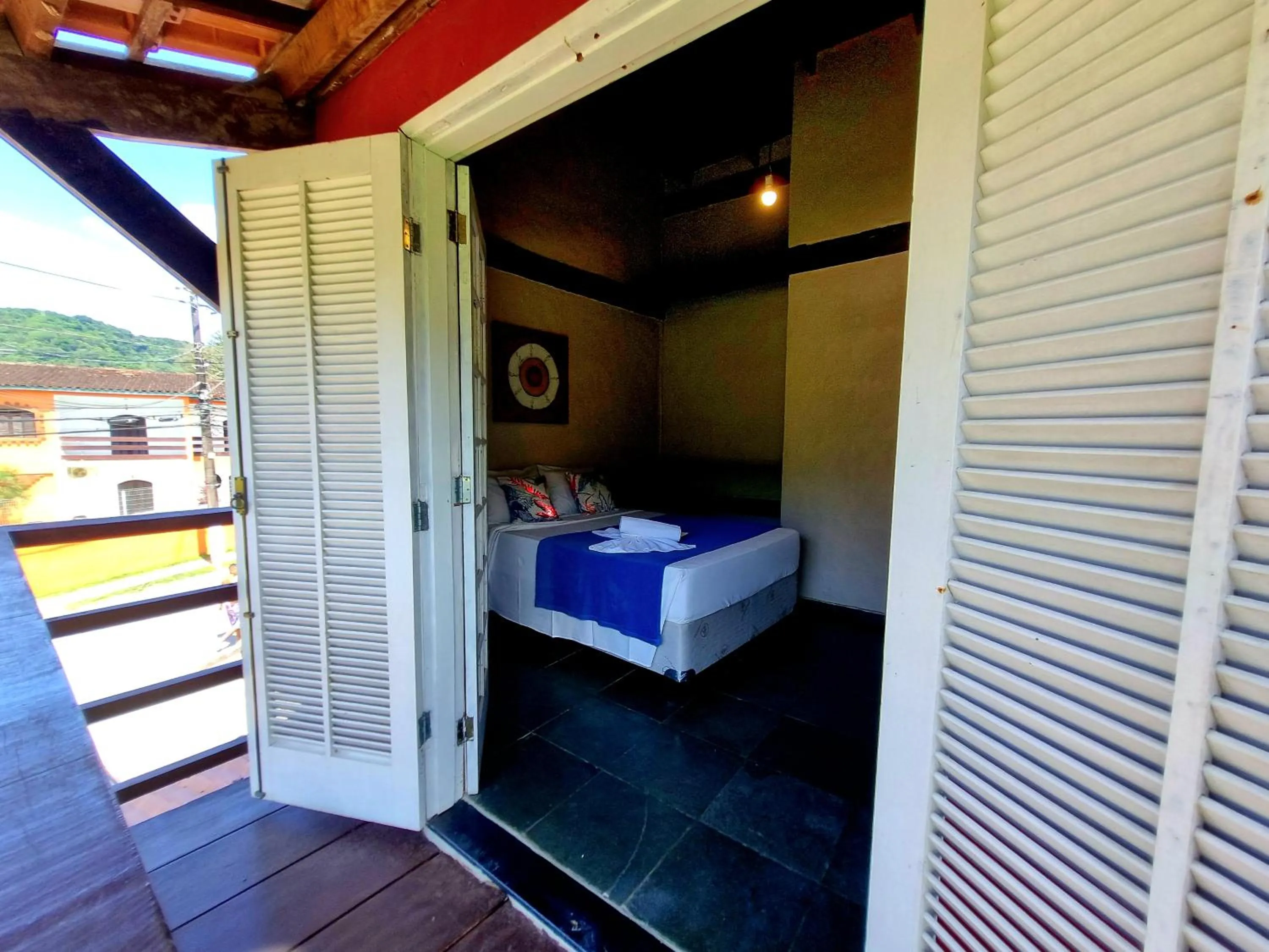 Bed in Pousada Delta Mar Maresias