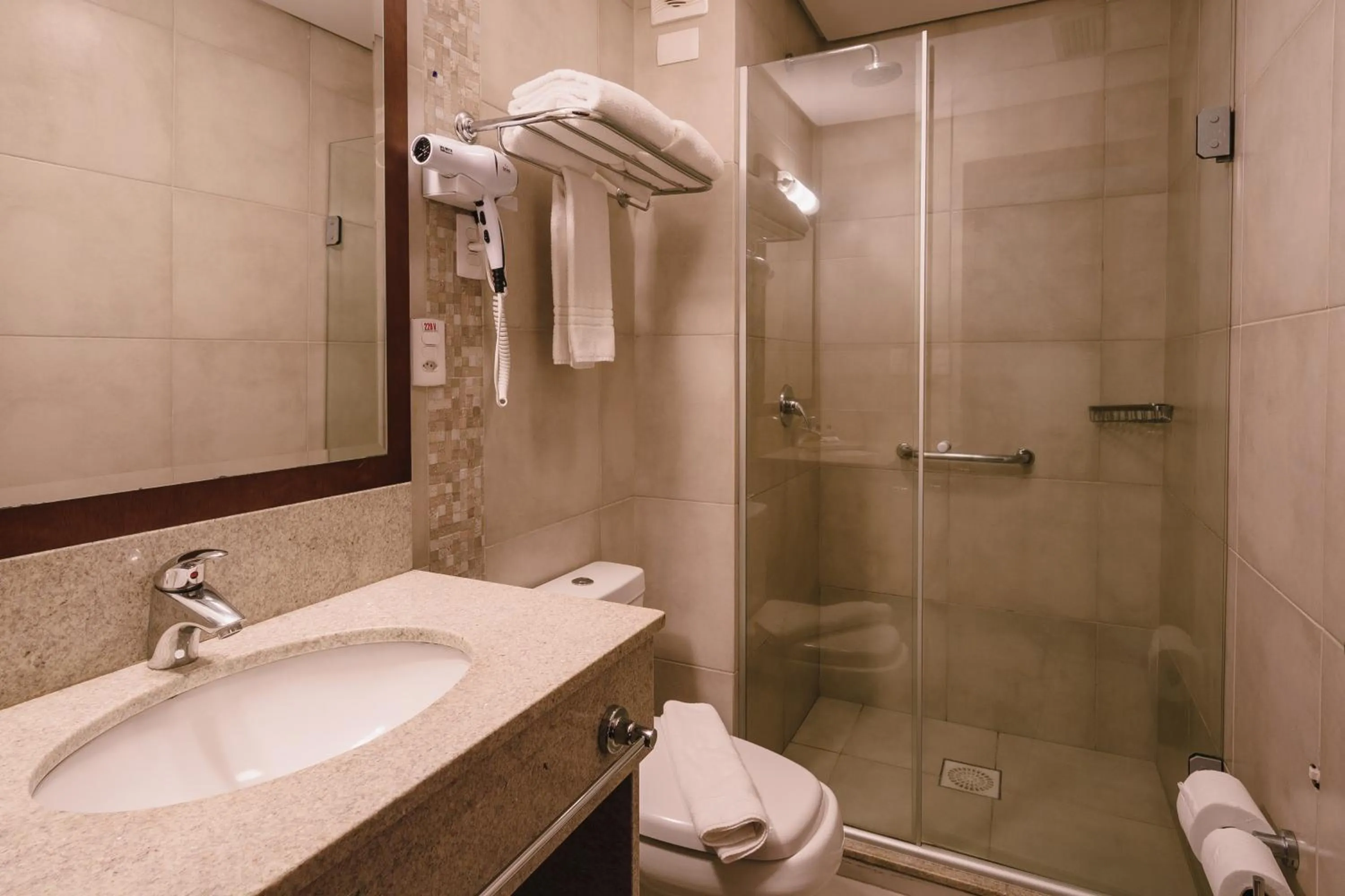 Shower in Hotel Monte Felice Centro