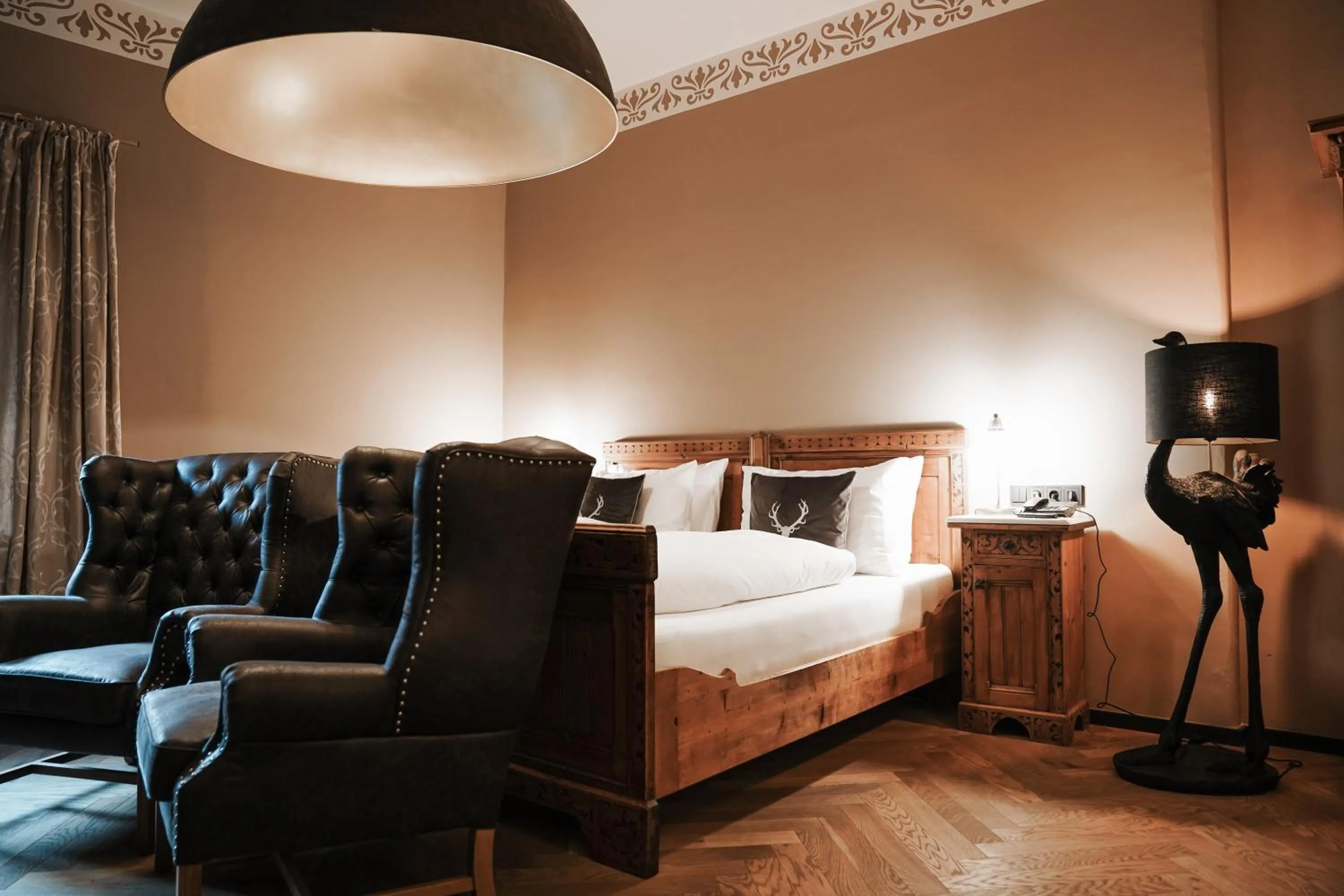 Bedroom, Bed in Boutiquehotel Weisses Rössl