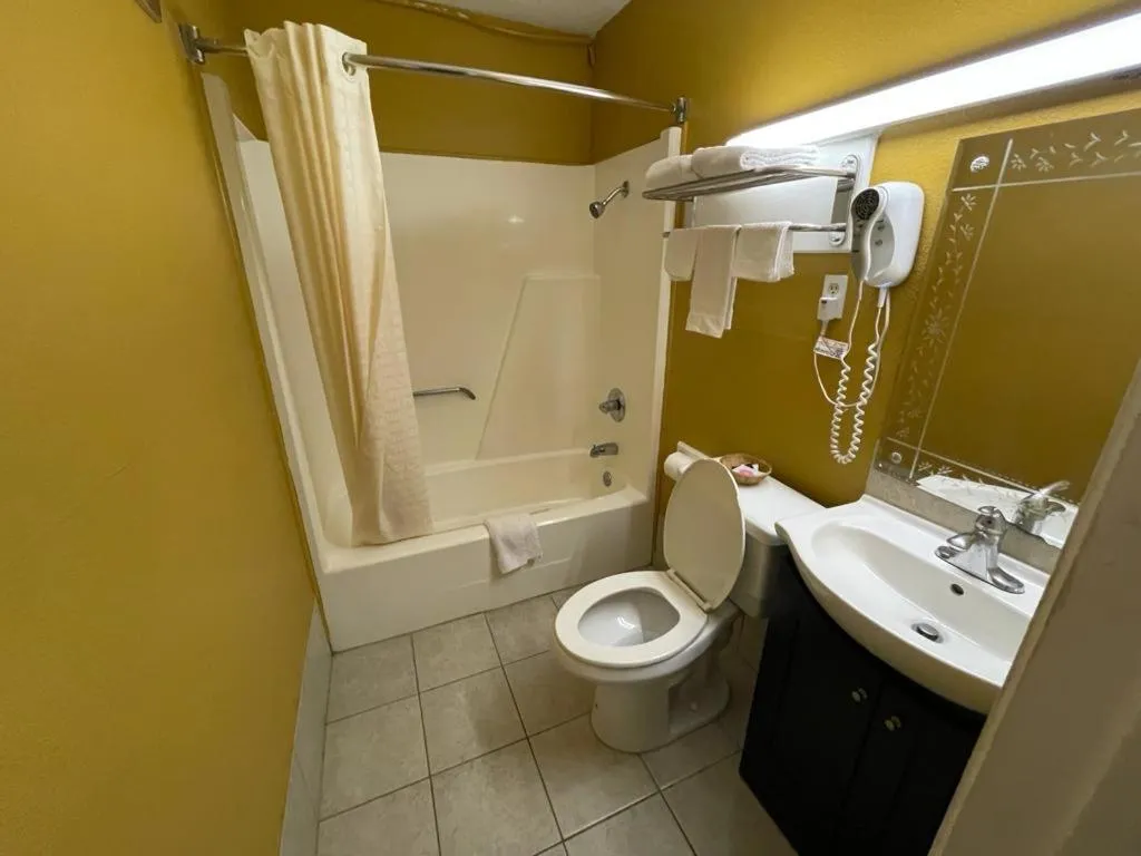 Shower in Budget Inn