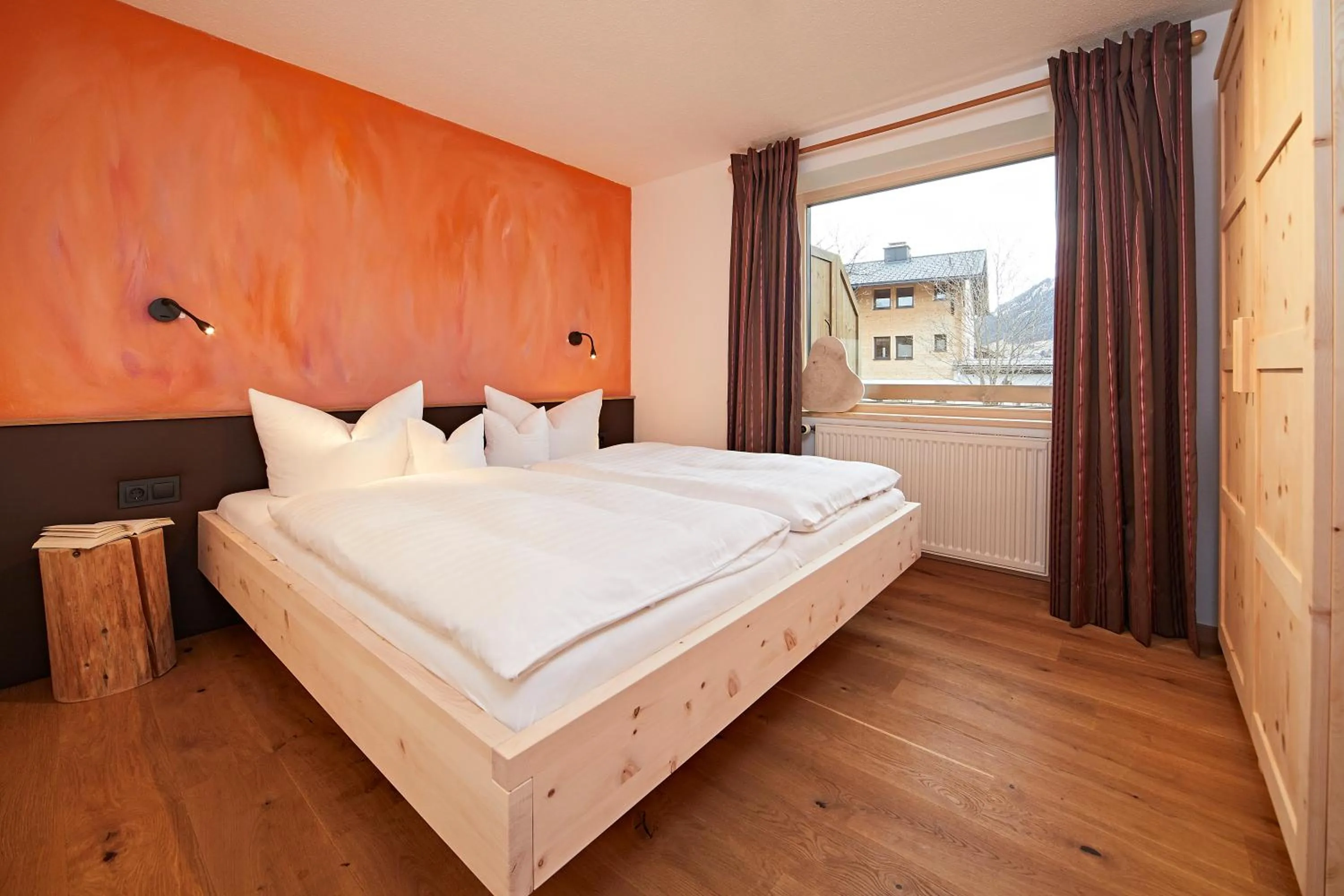 Bed in Bio-Hotel Oswalda-Hus