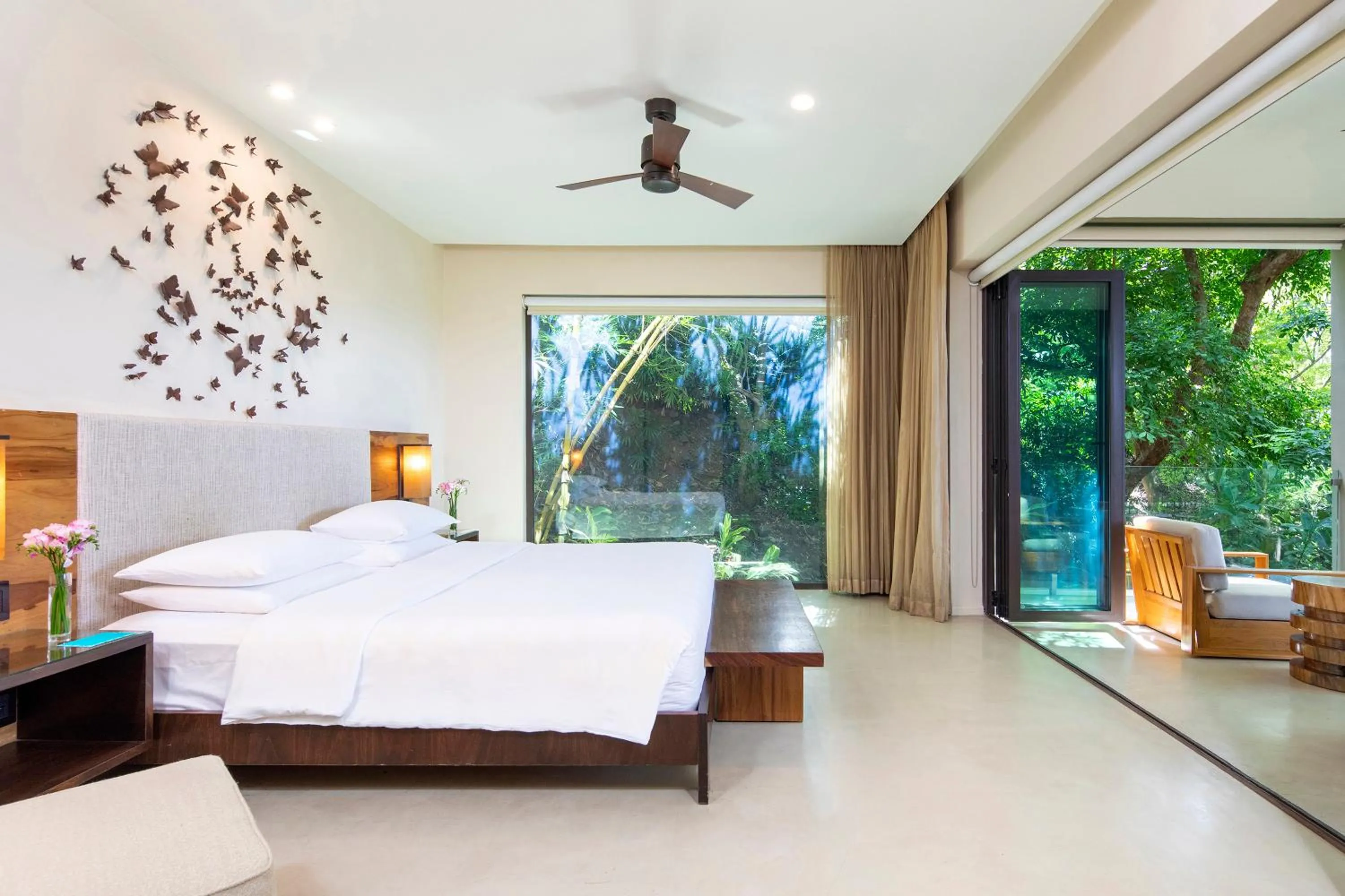 Bed in Andaz Peninsula Papagayo Resort, Costa Rica, by Hyatt