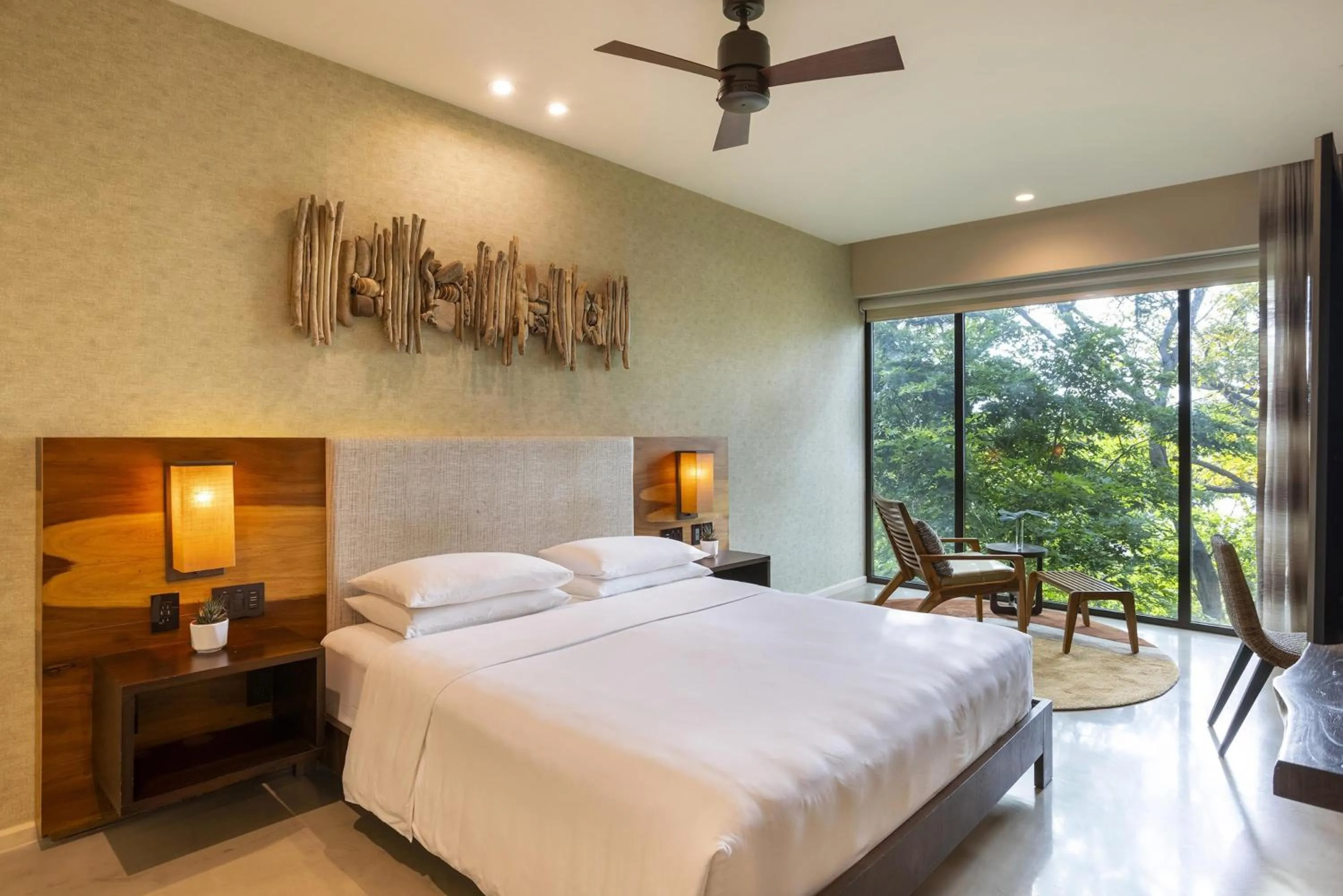 Bedroom, Bed in Andaz Peninsula Papagayo Resort, Costa Rica, by Hyatt