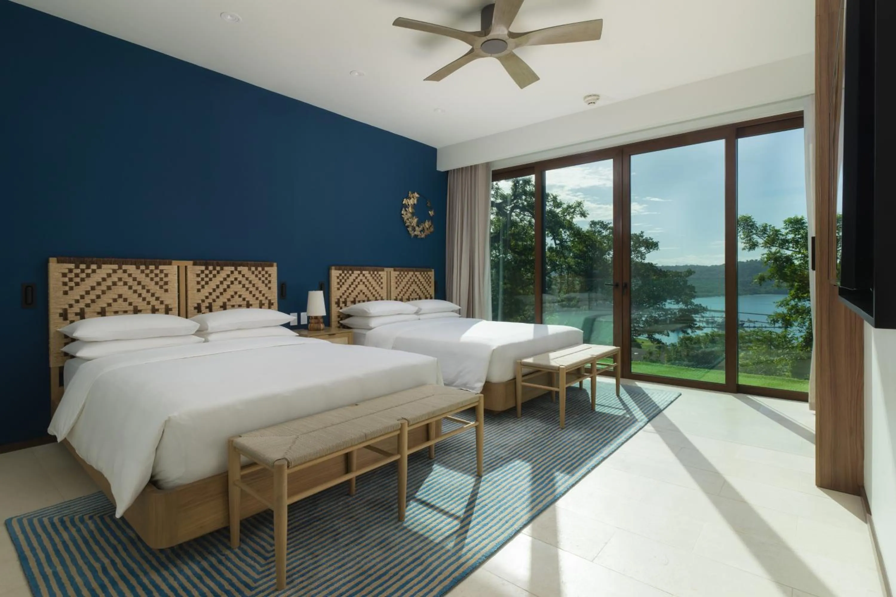 Bed in Andaz Peninsula Papagayo Resort, Costa Rica, by Hyatt