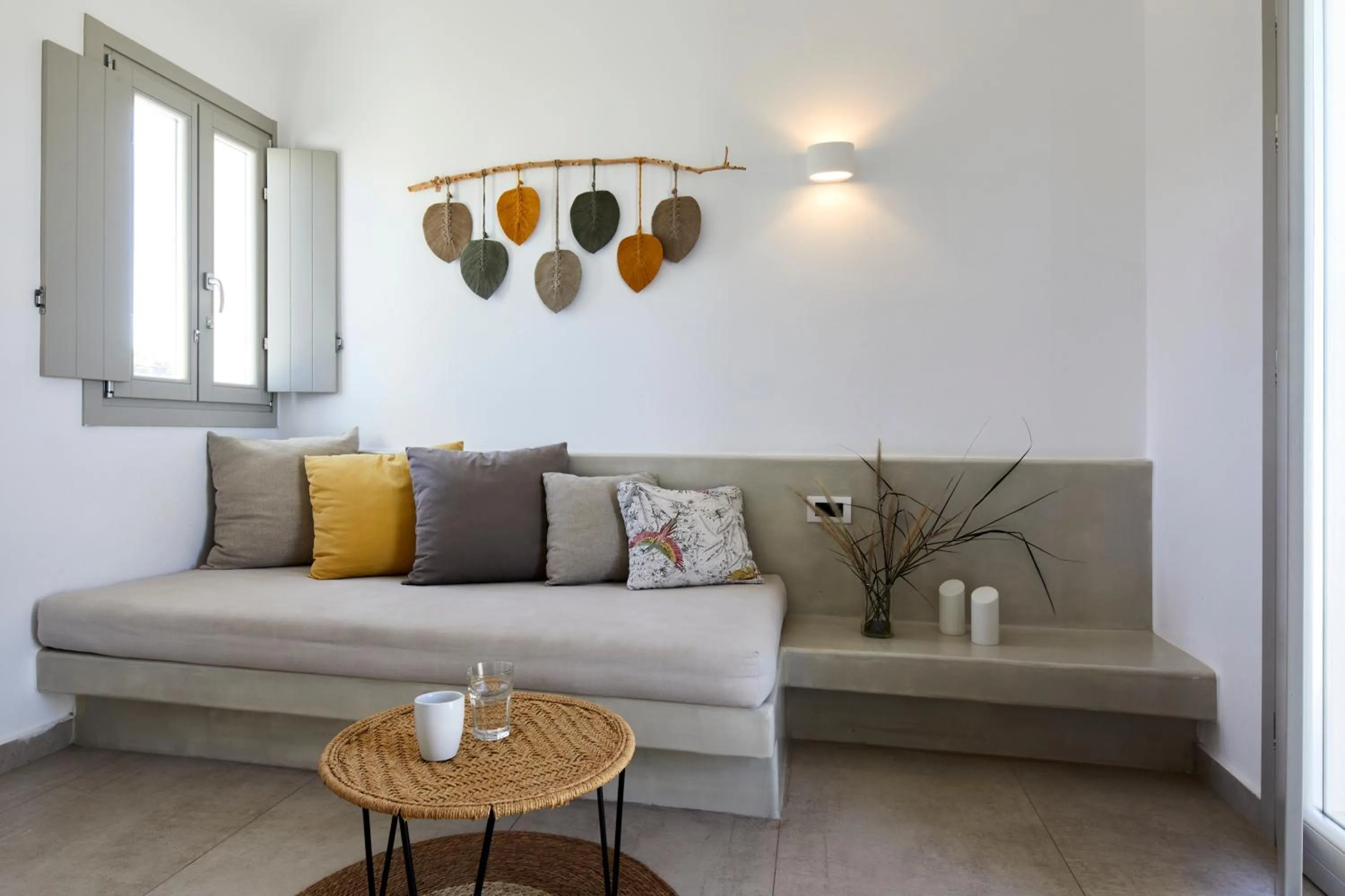 Seating area in Adorno Oia