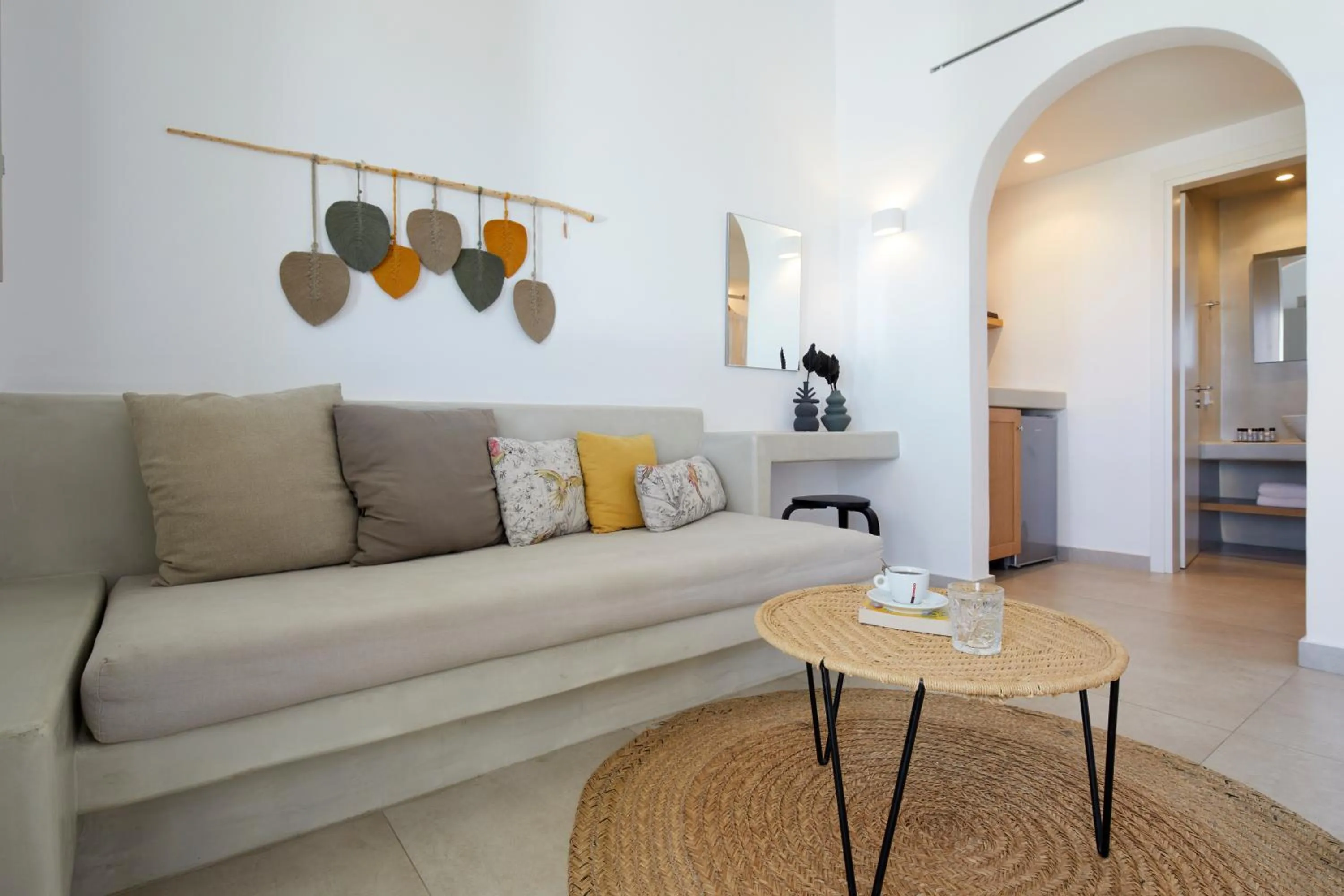 Seating area in Adorno Oia