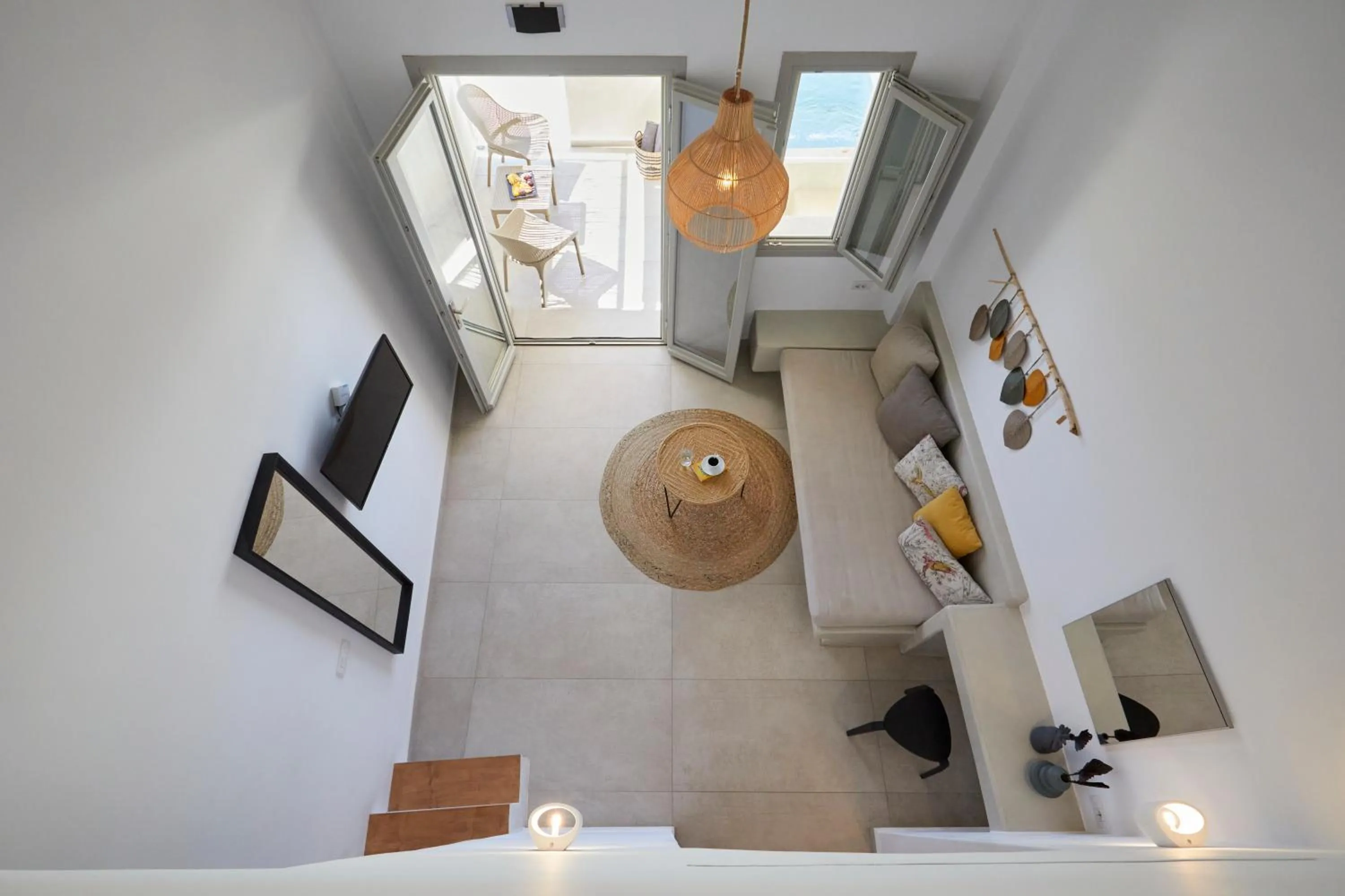 Seating area in Adorno Oia