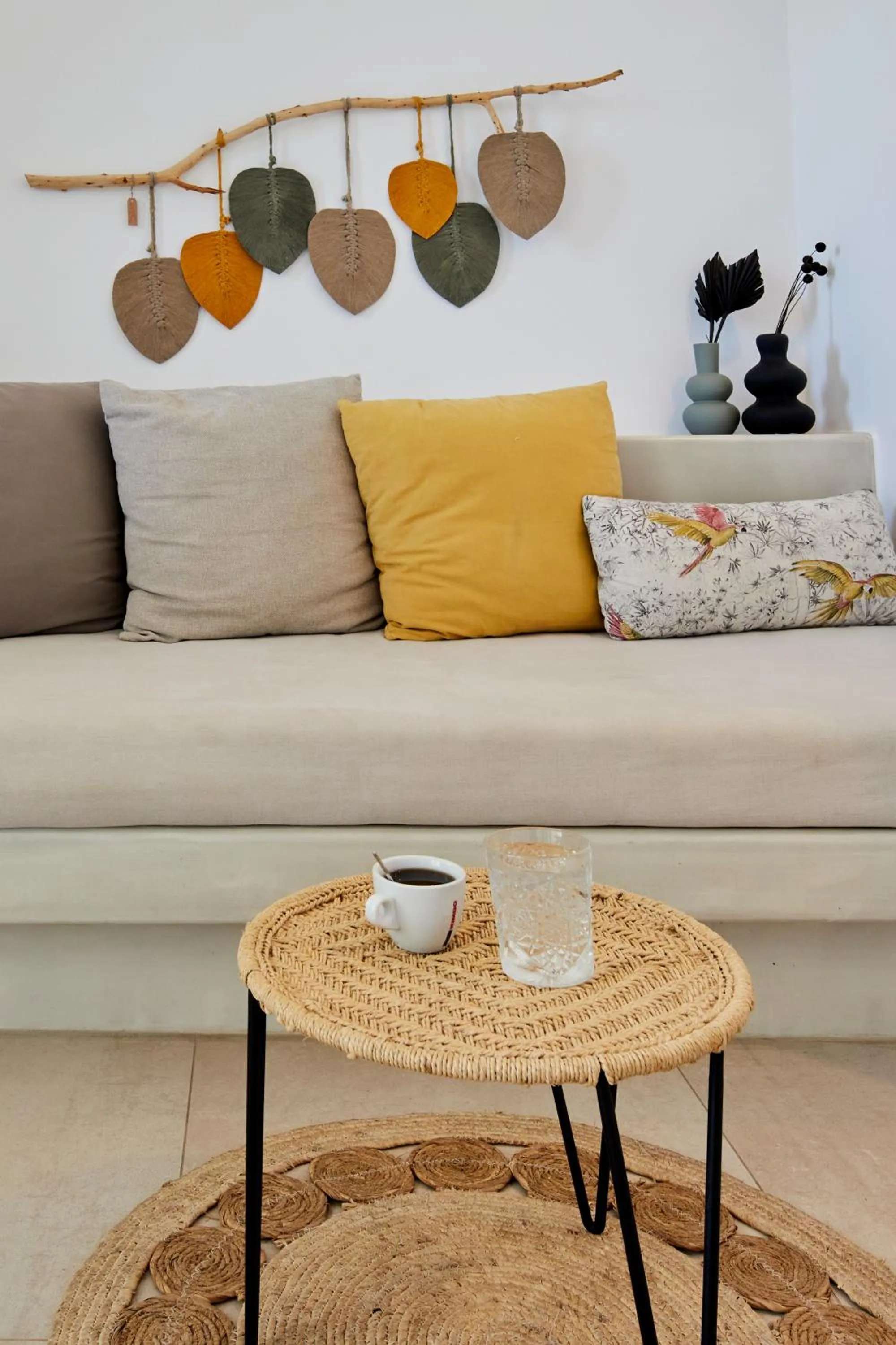 Seating area in Adorno Oia