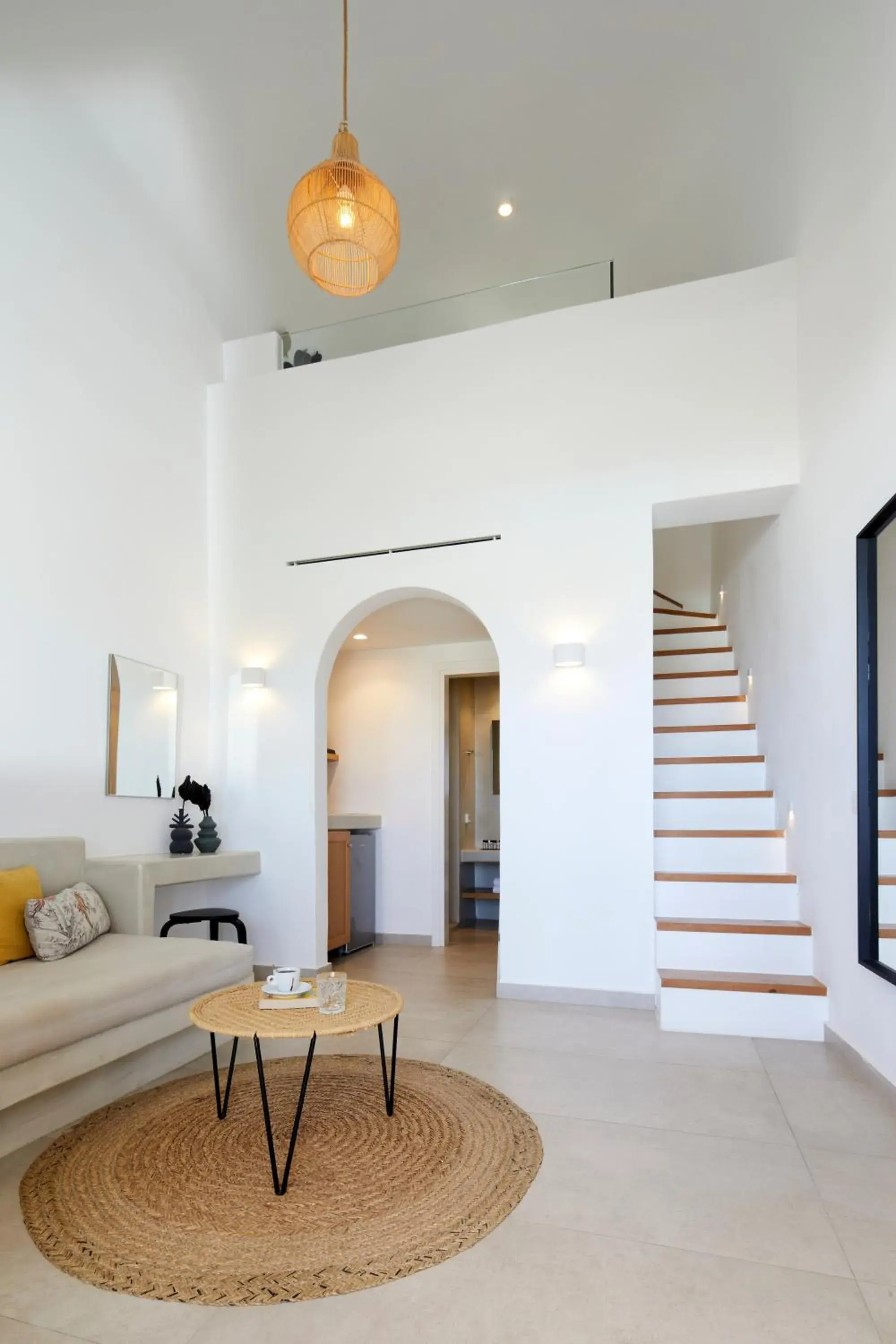 Living room in Adorno Oia Living room in Adorno Oia