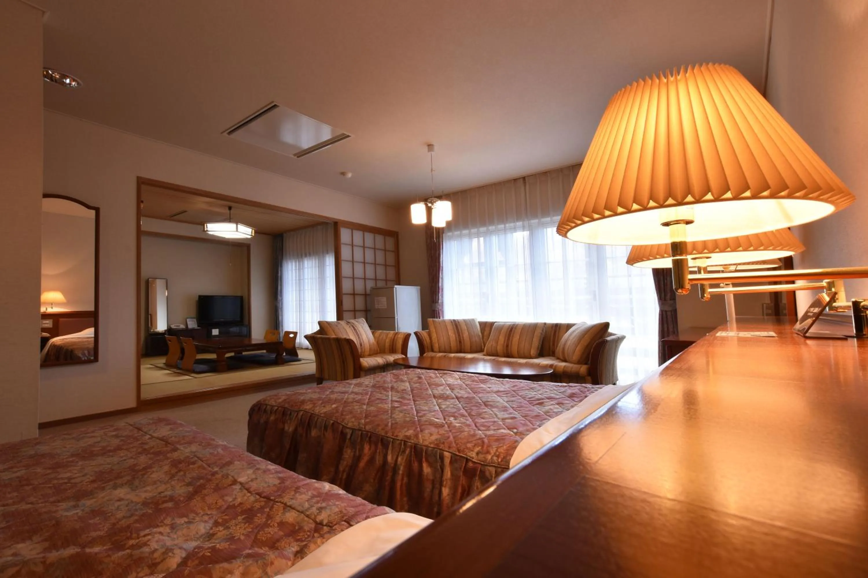 Photo of the whole room, Bed in Takinoue Hotel Keikoku