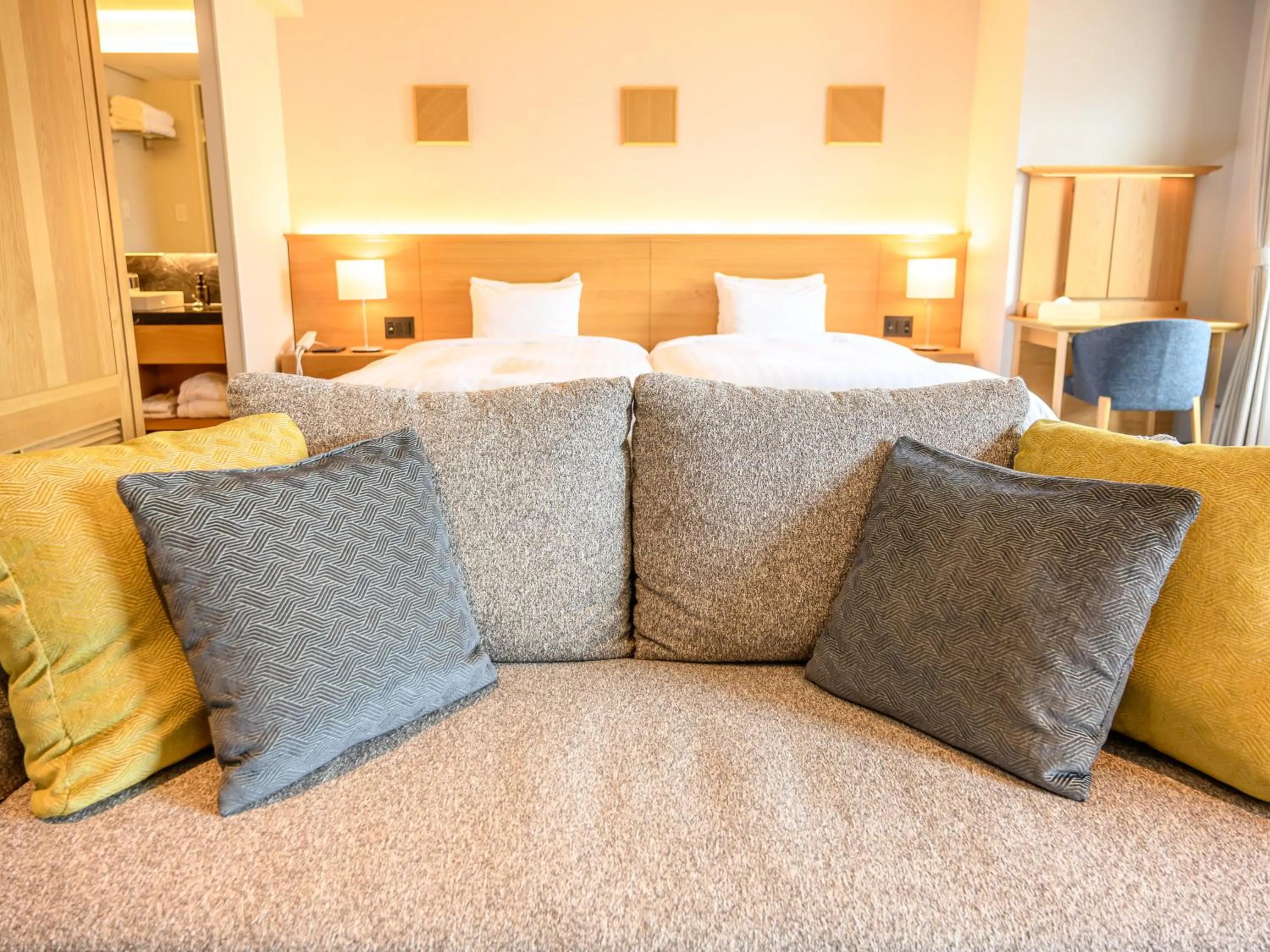 Photo of the whole room, Bed in Authent Hotel Otaru