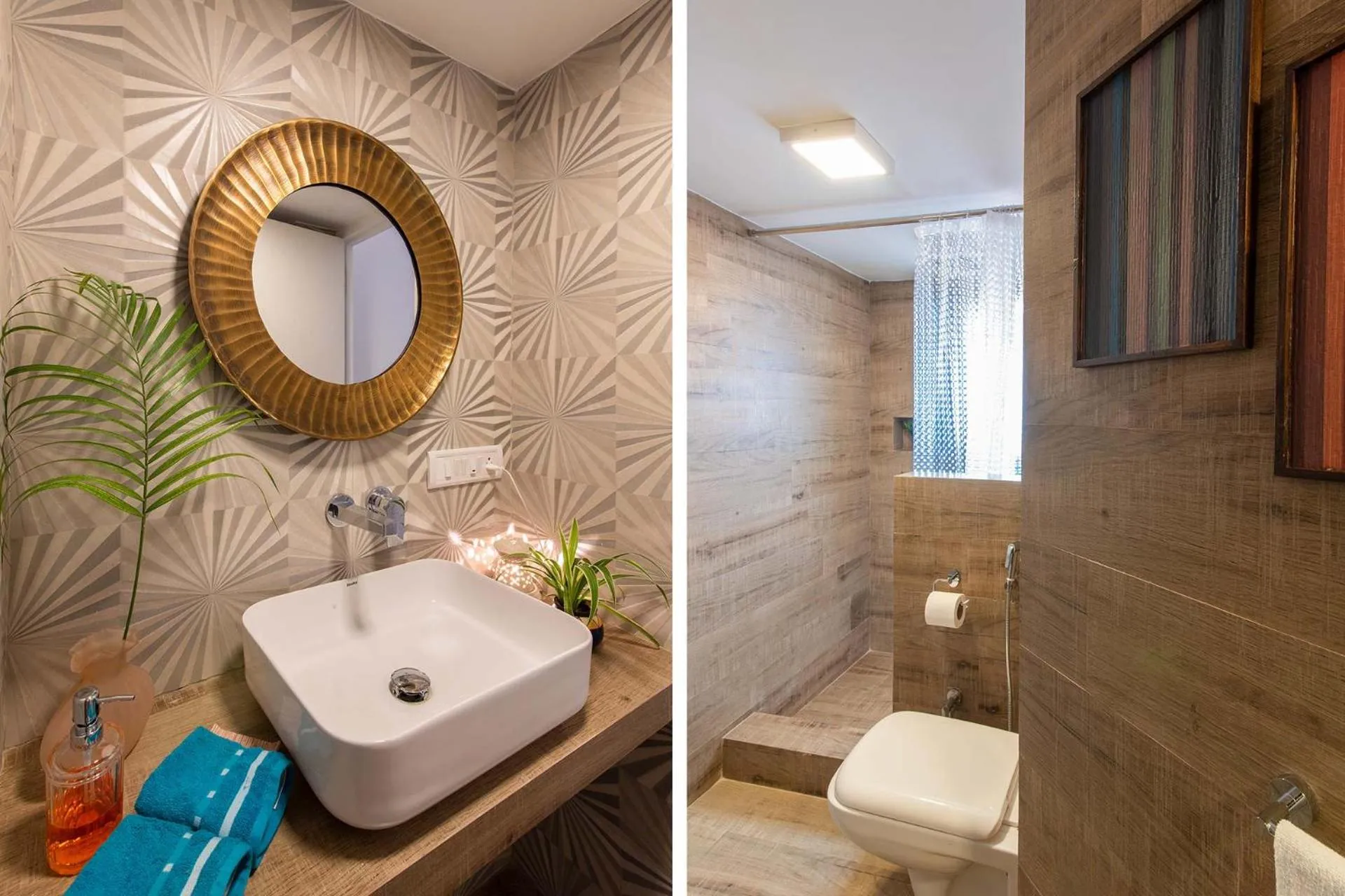 Bathroom in El Cottage by StayVista - An enchanting escape with Scenic views, Colonial decor & Private plunge pool