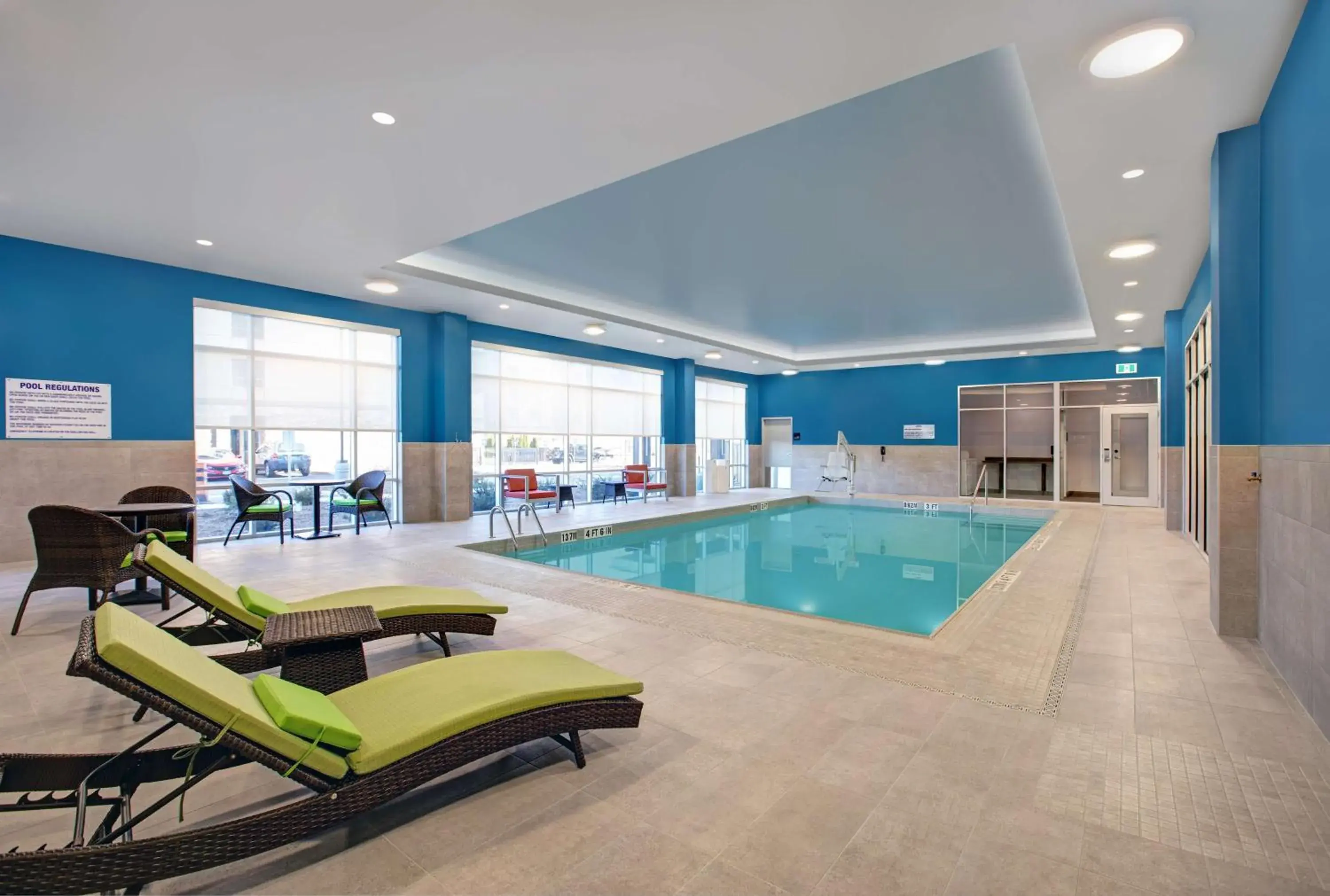 Pool view in Hampton Inn & Suites By Hilton Waterloo St. Jacobs Pool view in Hampton Inn & Suites By Hilton Waterloo St. Jacobs