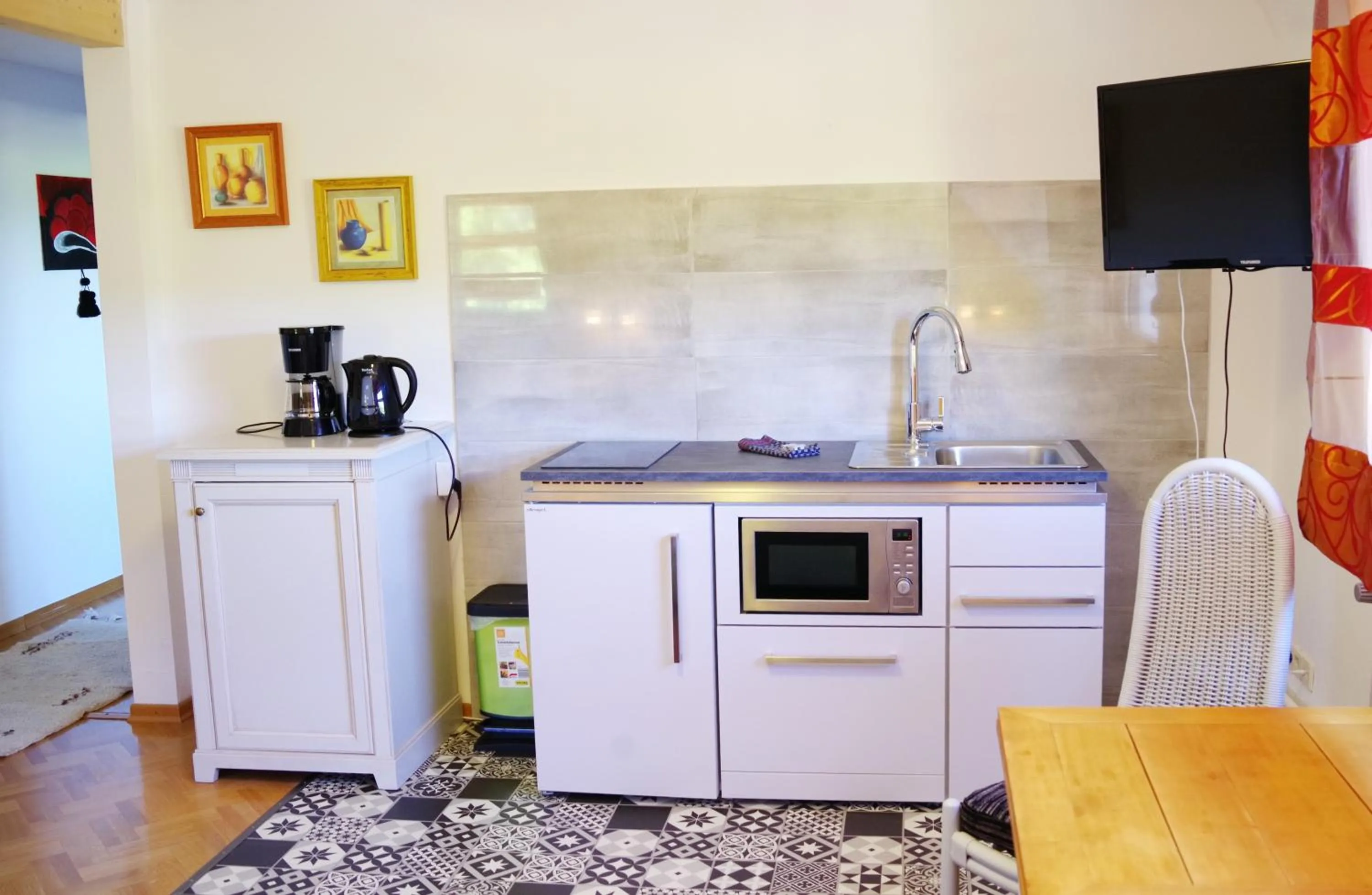 Kitchen or kitchenette in Apartment Haus Pflingsteck nahe Europa Park Rulantica