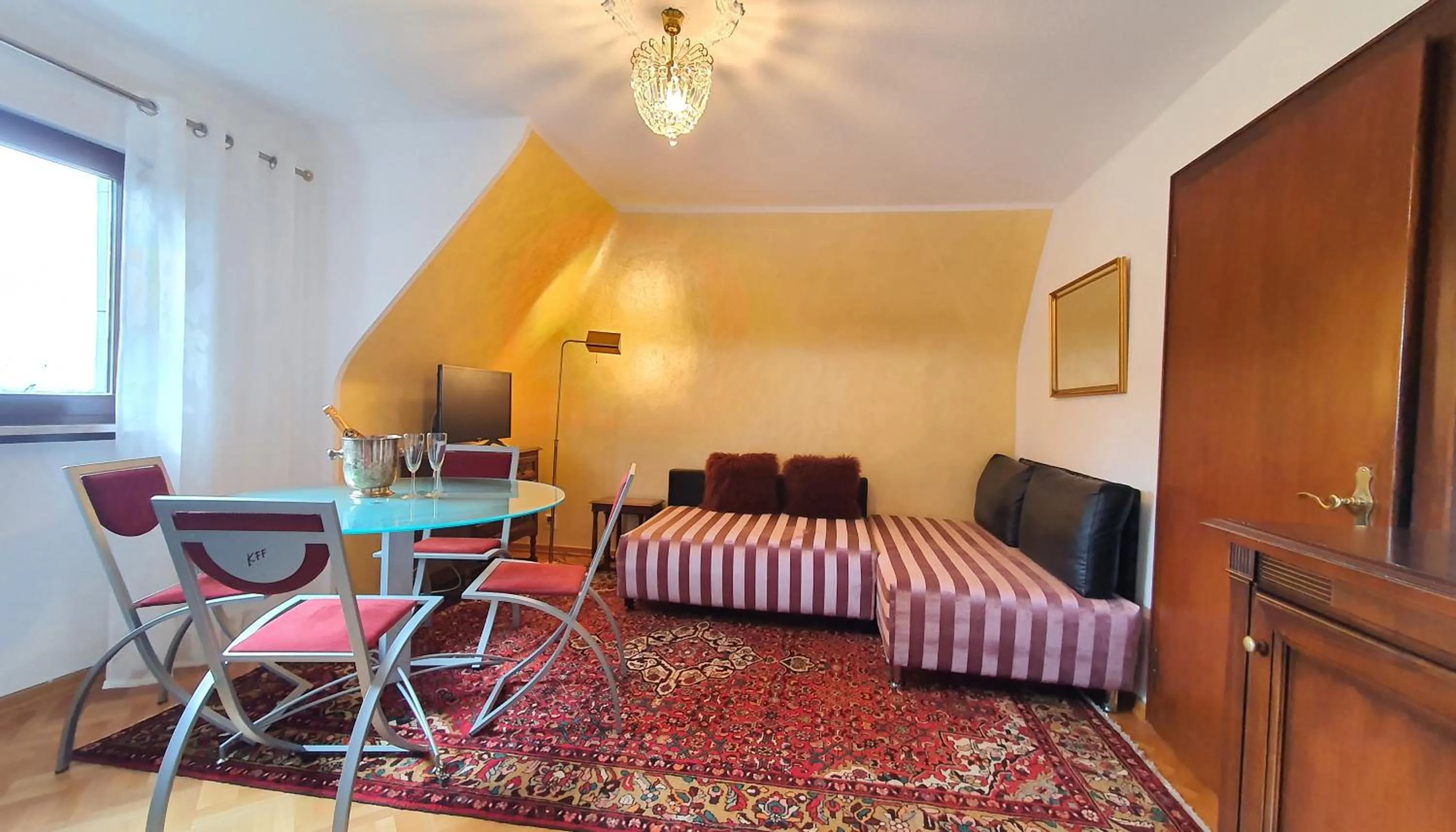 Living room, Bed in Apartment Haus Pflingsteck nahe Europa Park Rulantica