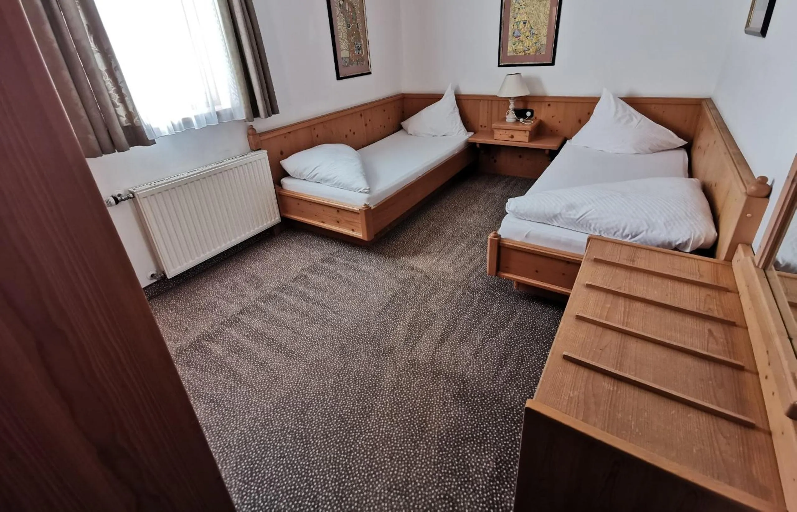 Bed in Hotel Hochfilzer