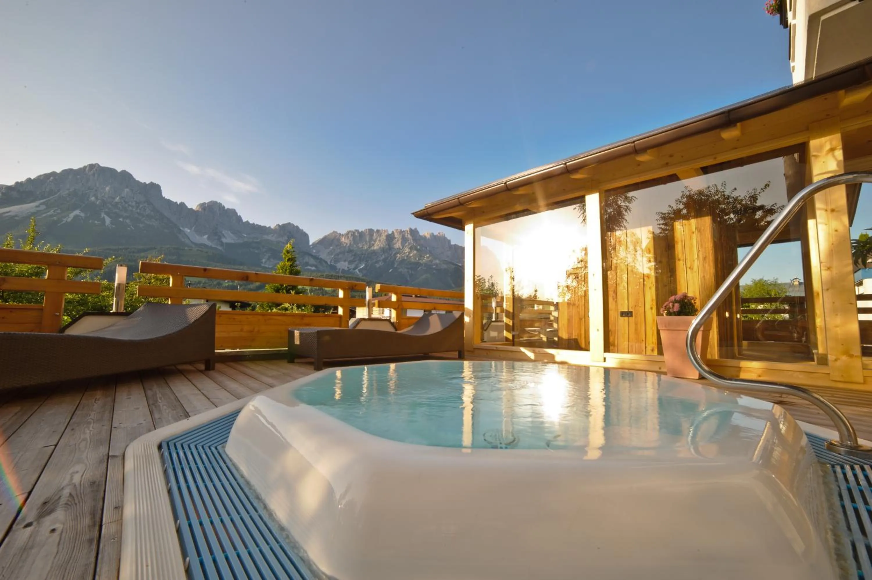 Hot Tub in Hotel Hochfilzer