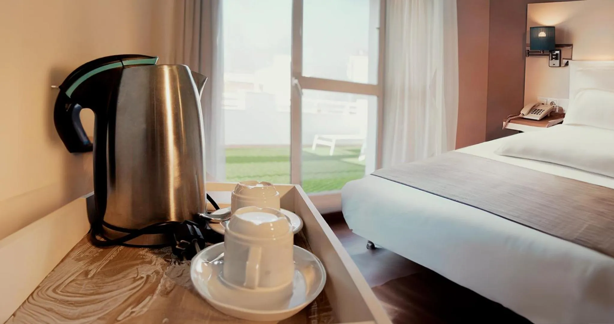 Bed in Hotel Vértice Chipiona Mar