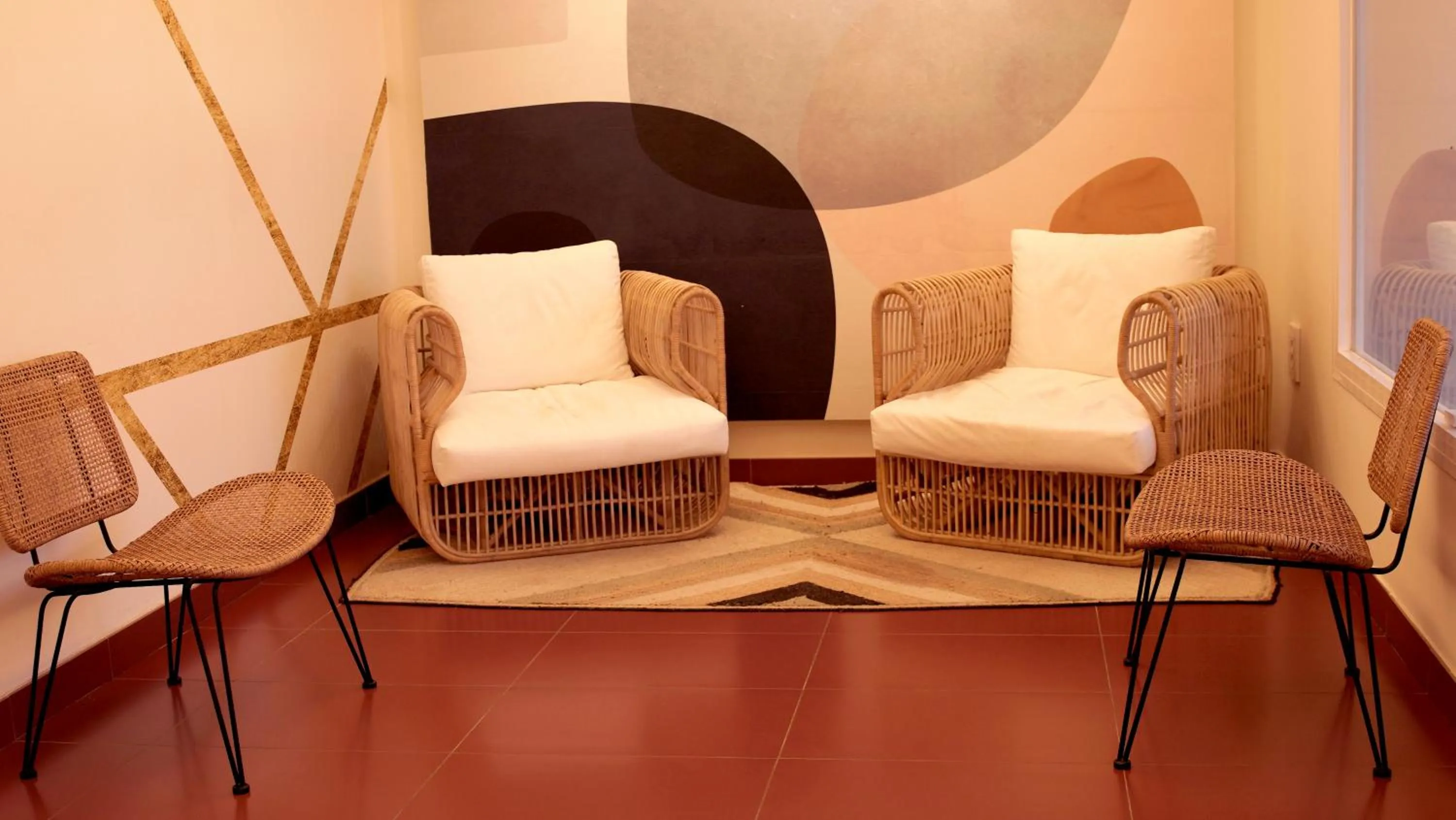 Living room in Hotel Vértice Chipiona Mar