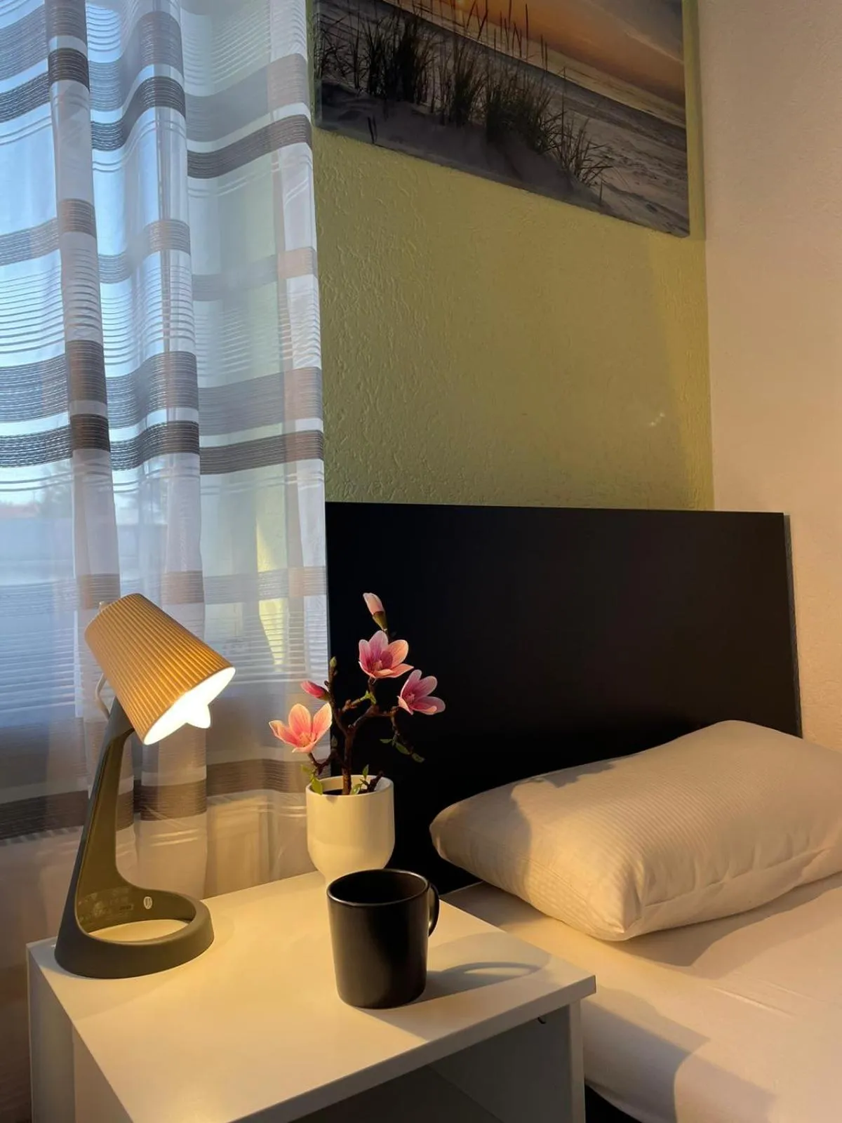 Photo of the whole room, Bed in Hotel Ammerländer Stuben