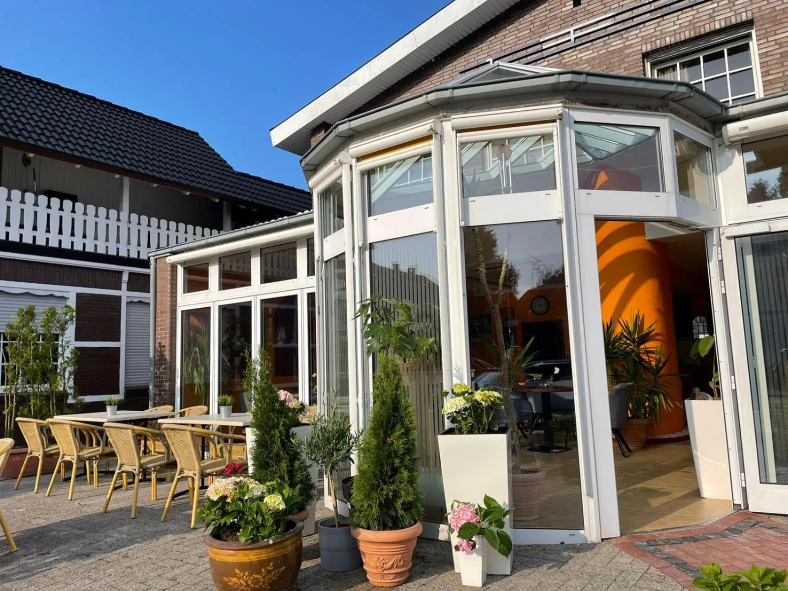 Patio in Hotel Ammerländer Stuben