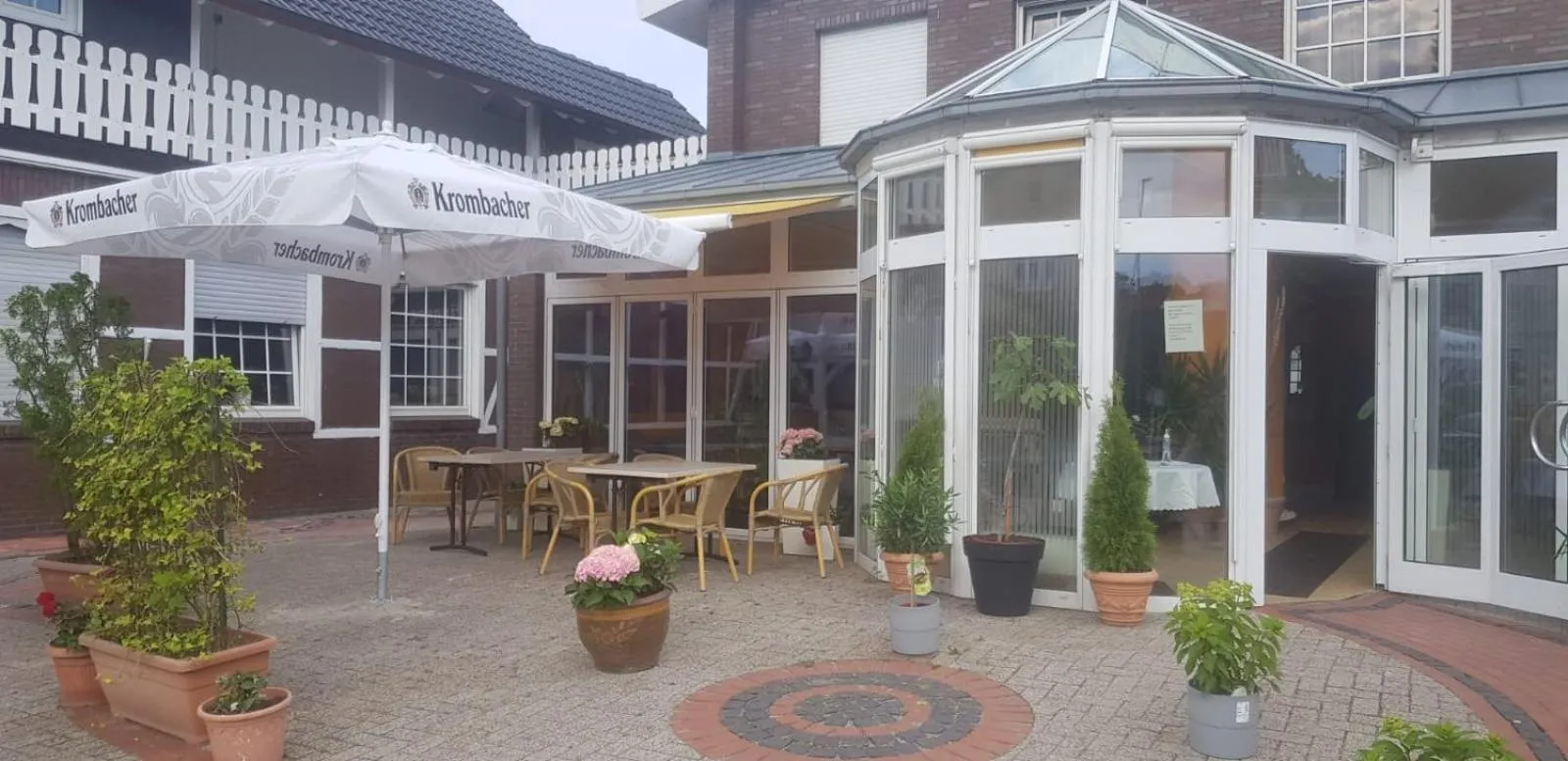 Patio in Hotel Ammerländer Stuben