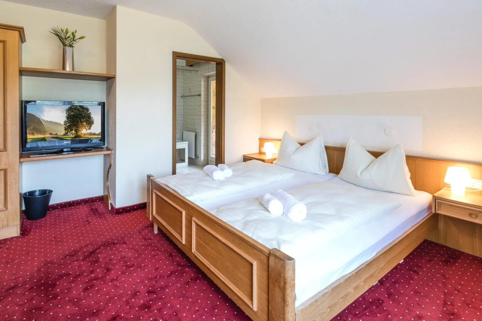 Photo of the whole room, Bed in Hotel Wiesenhof