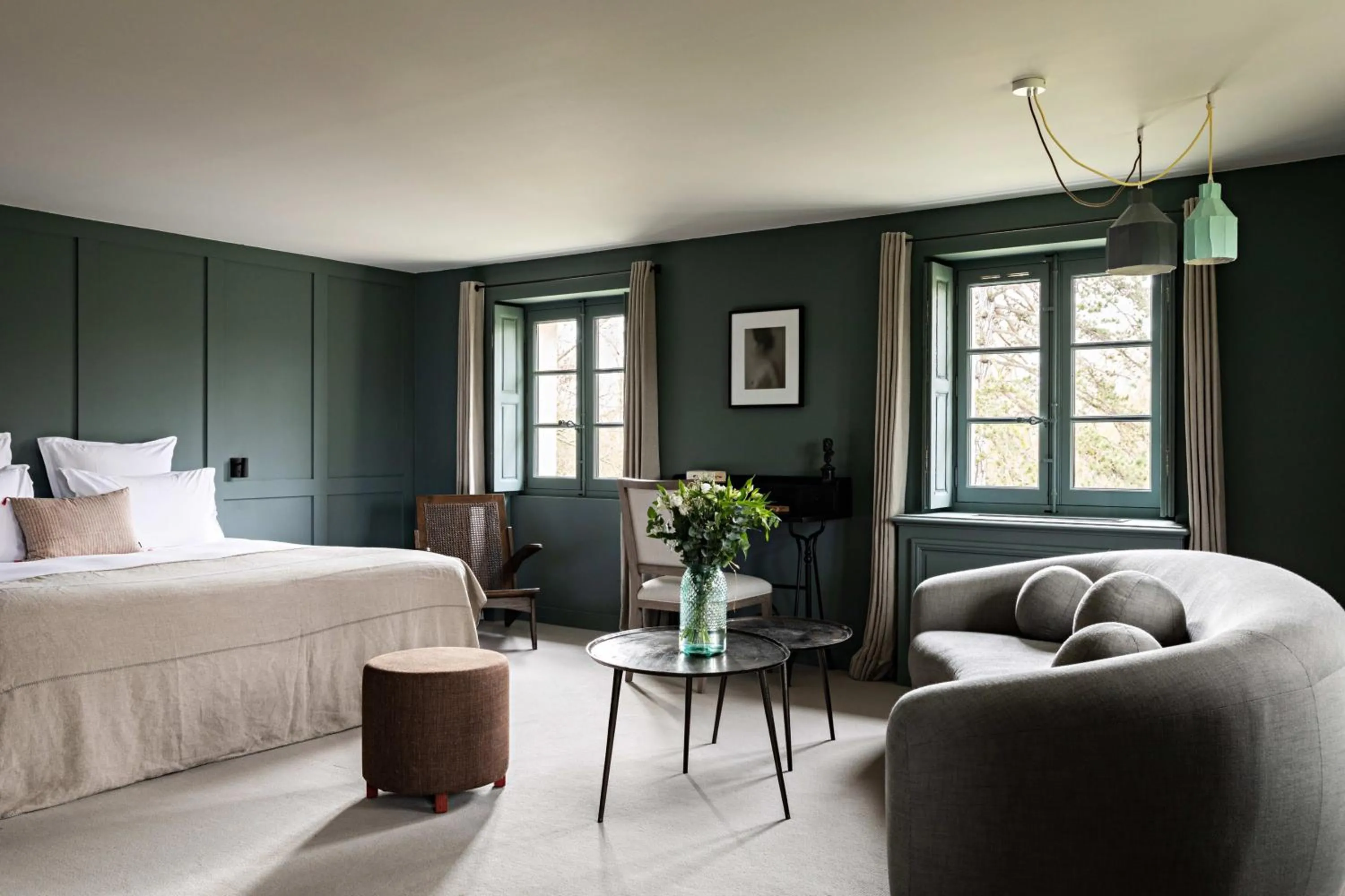 Bedroom, Bed in Domaine de Primard - Fontenille Collection