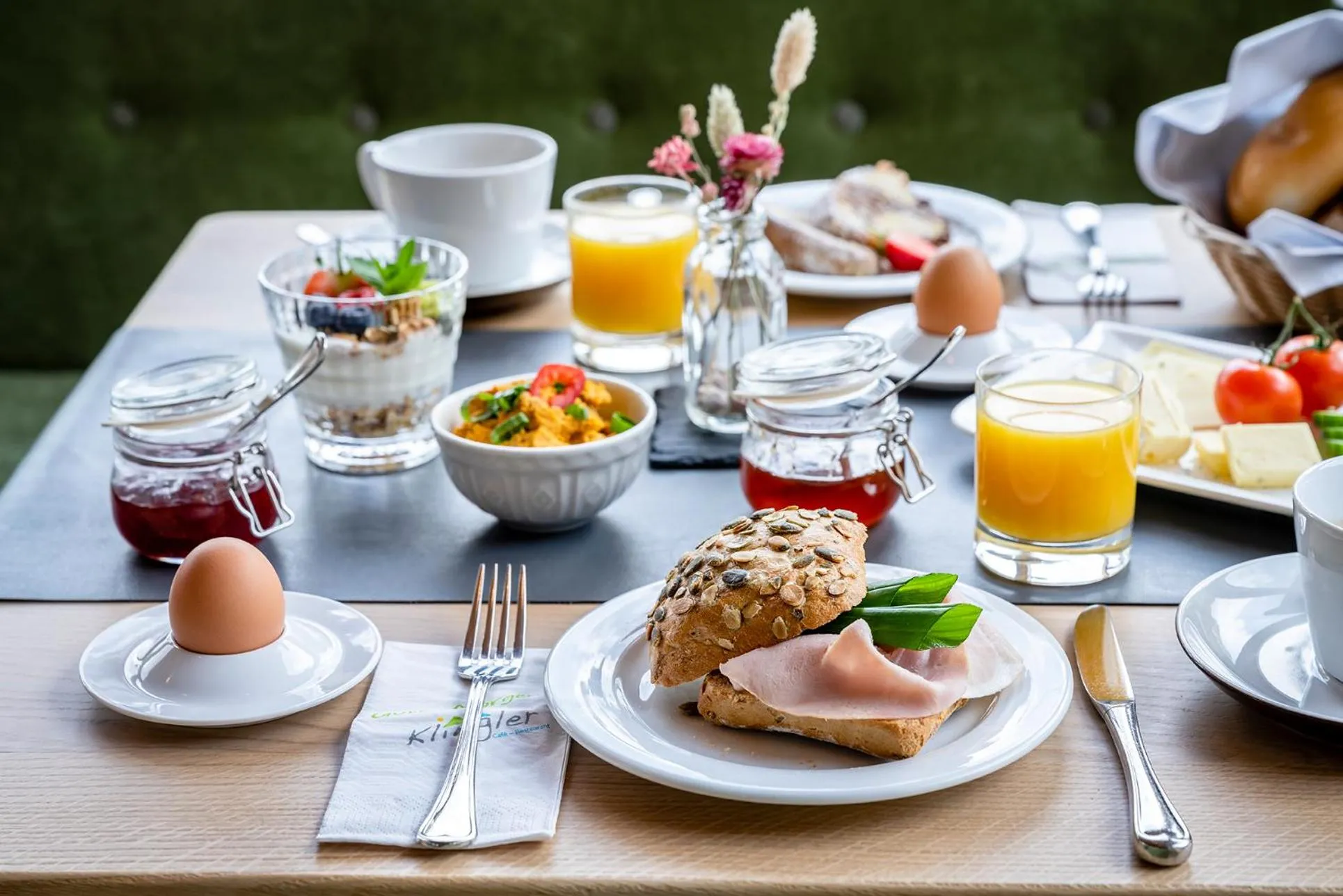 Food and drinks in Hotel Klingler