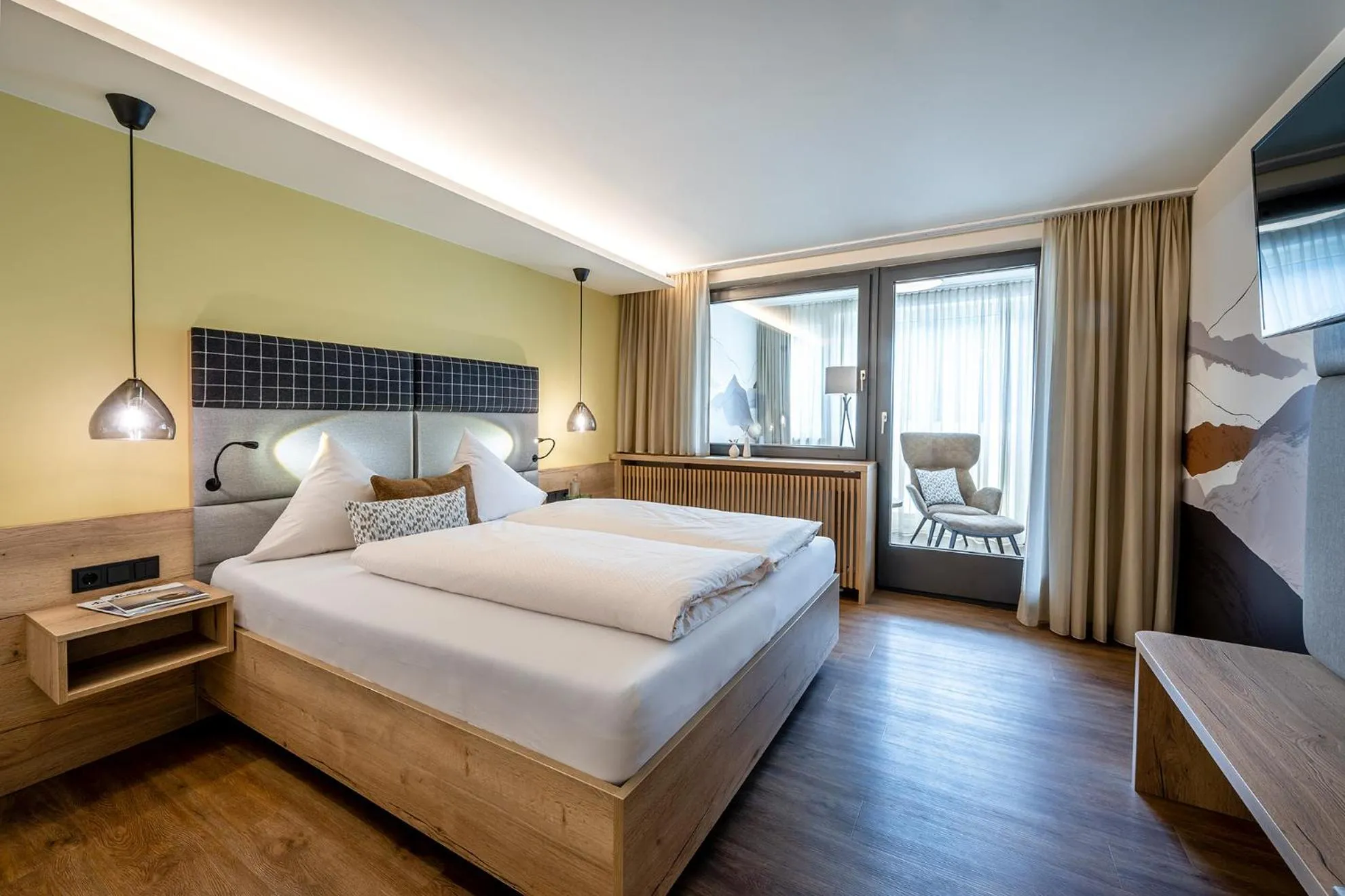 Bed in Hotel Klingler