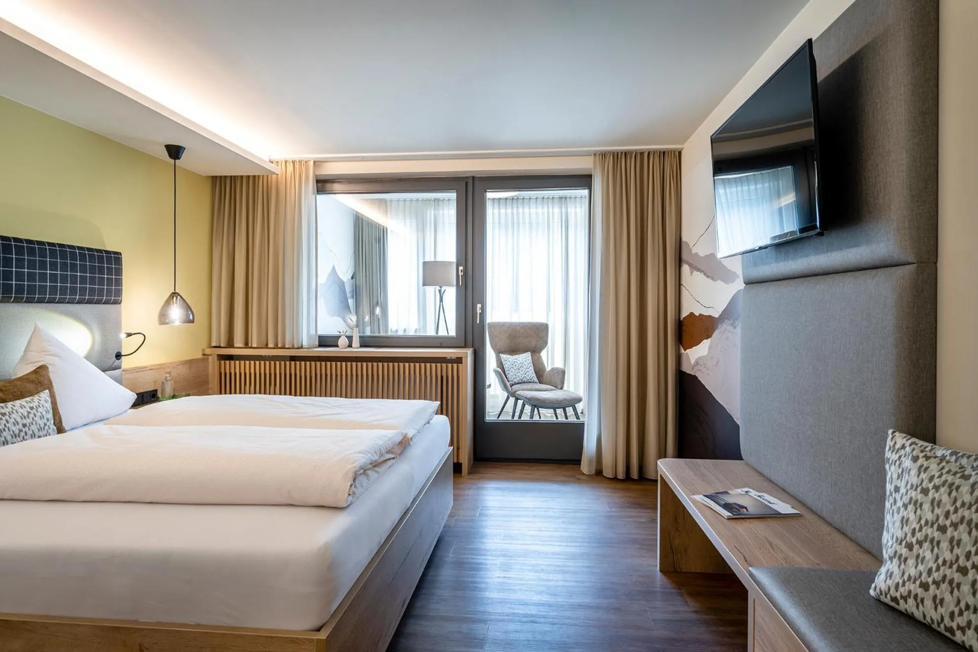 Bed in Hotel Klingler