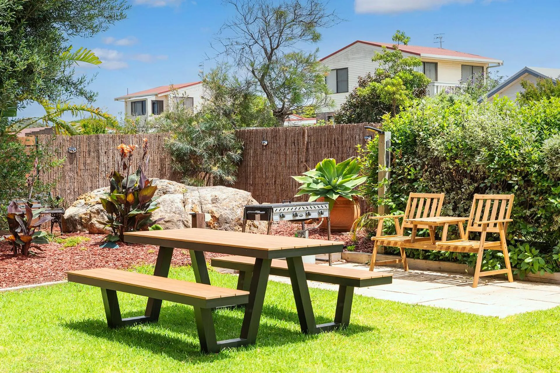 Garden in Baywatch Retreat Augusta