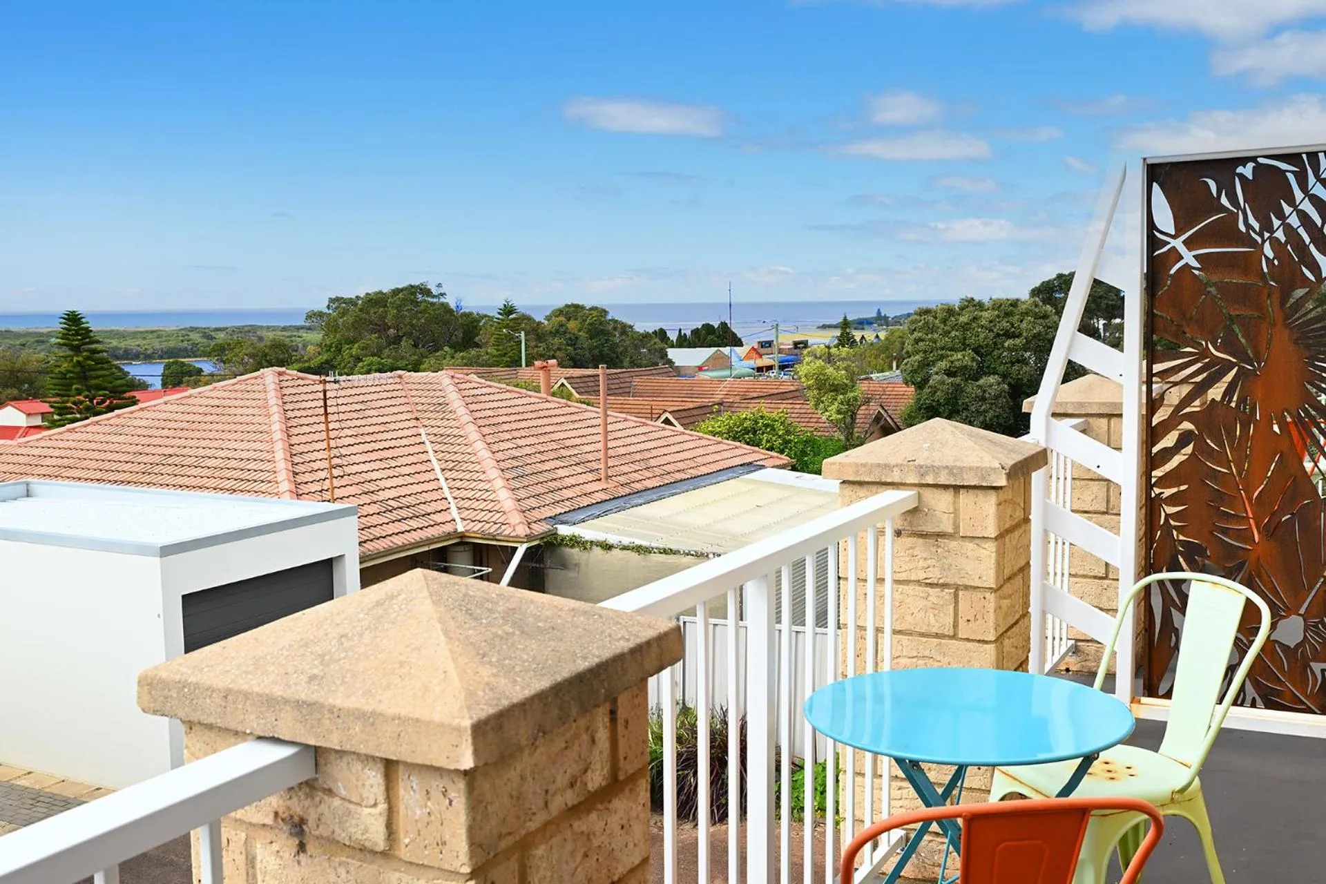 Patio in Baywatch Retreat Augusta