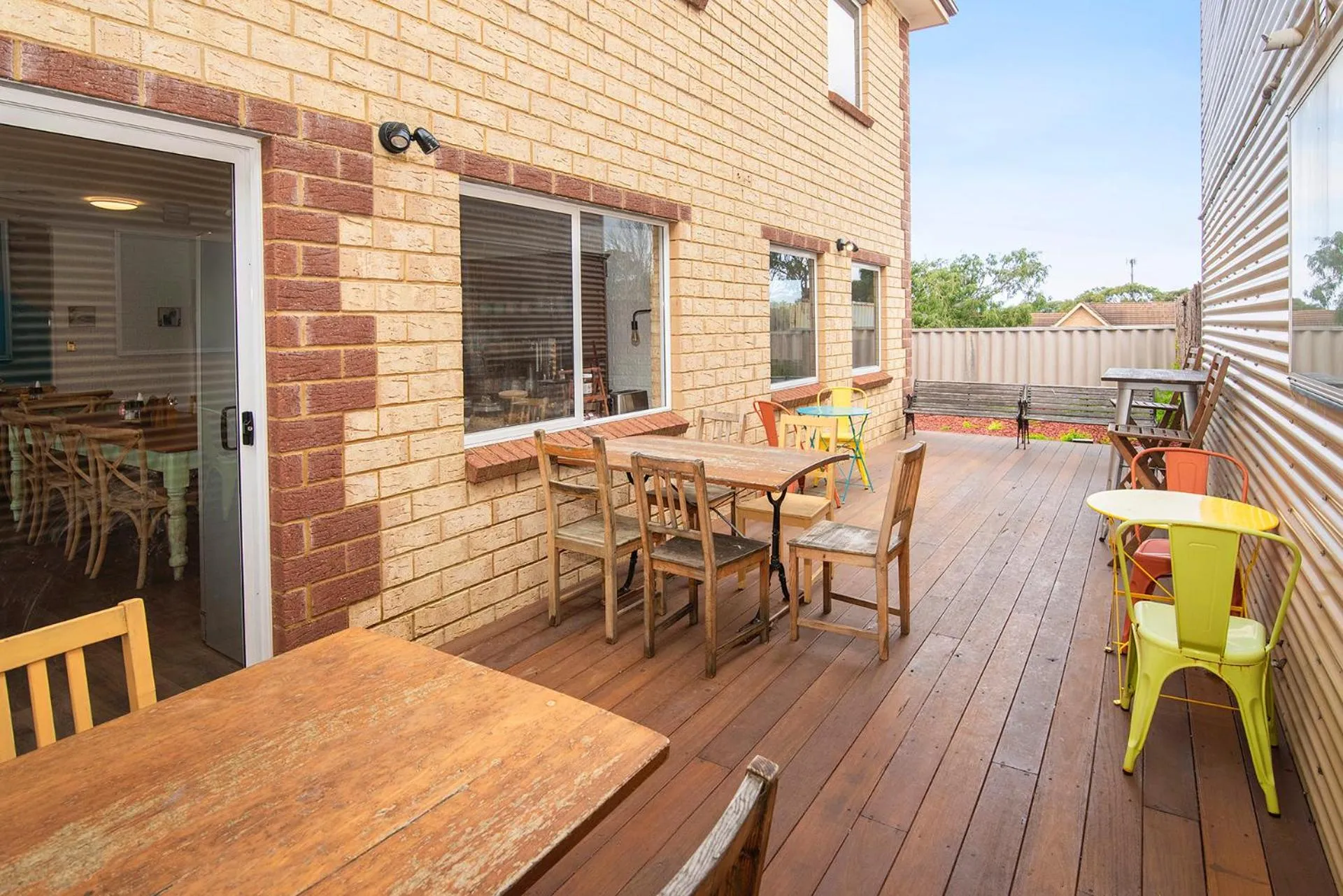 Patio in Baywatch Retreat Augusta