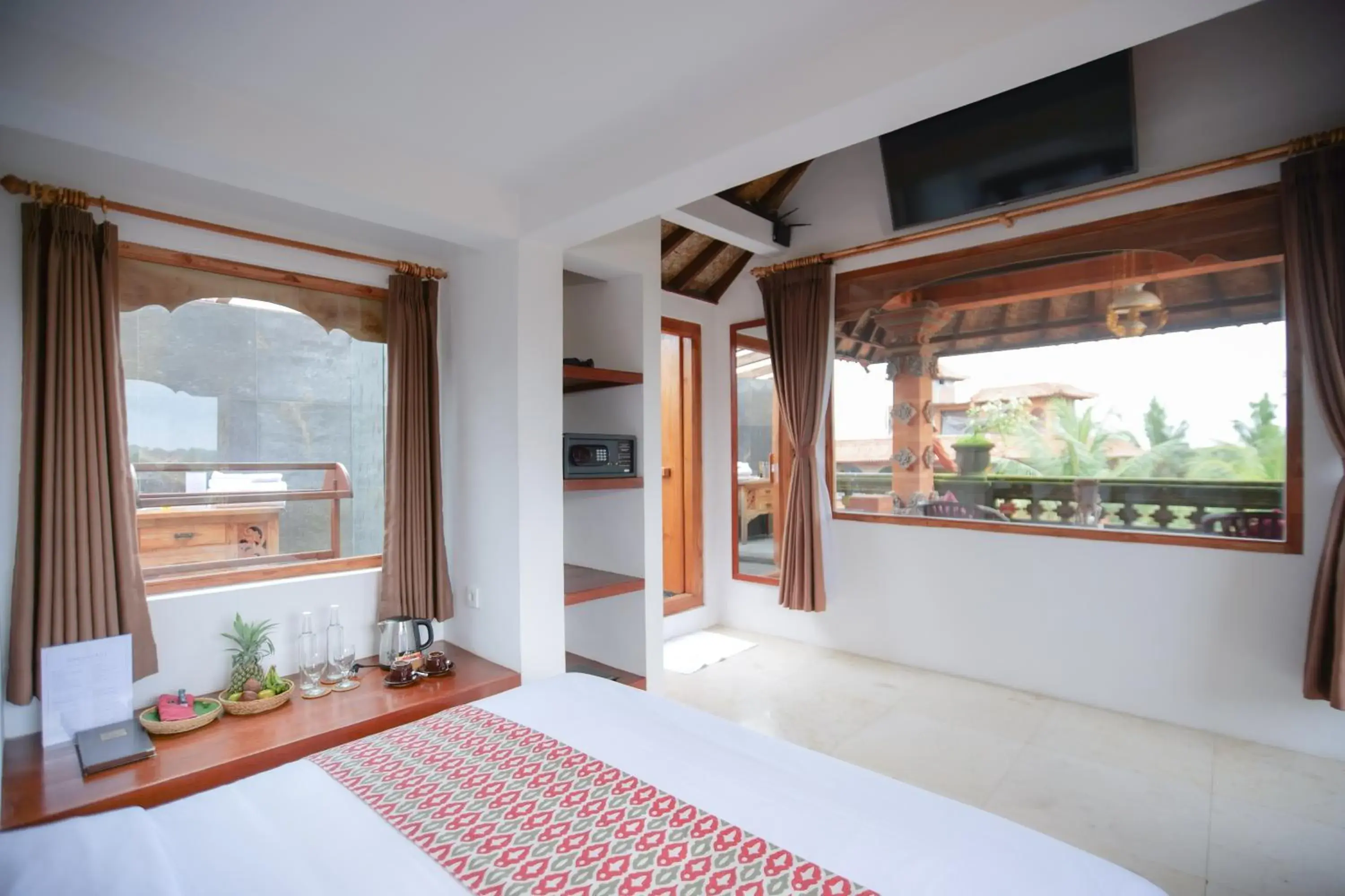 Deluxe Double Room with Balcony in Gayatri Deluxe Double Room with Balcony in Gayatri