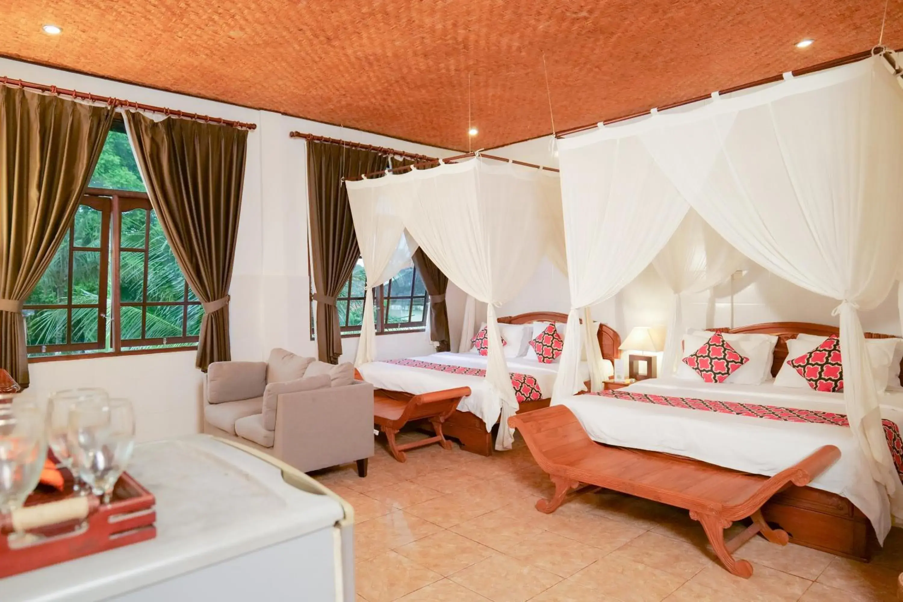 Double Room with Two Double Beds in Gayatri Double Room with Two Double Beds in Gayatri