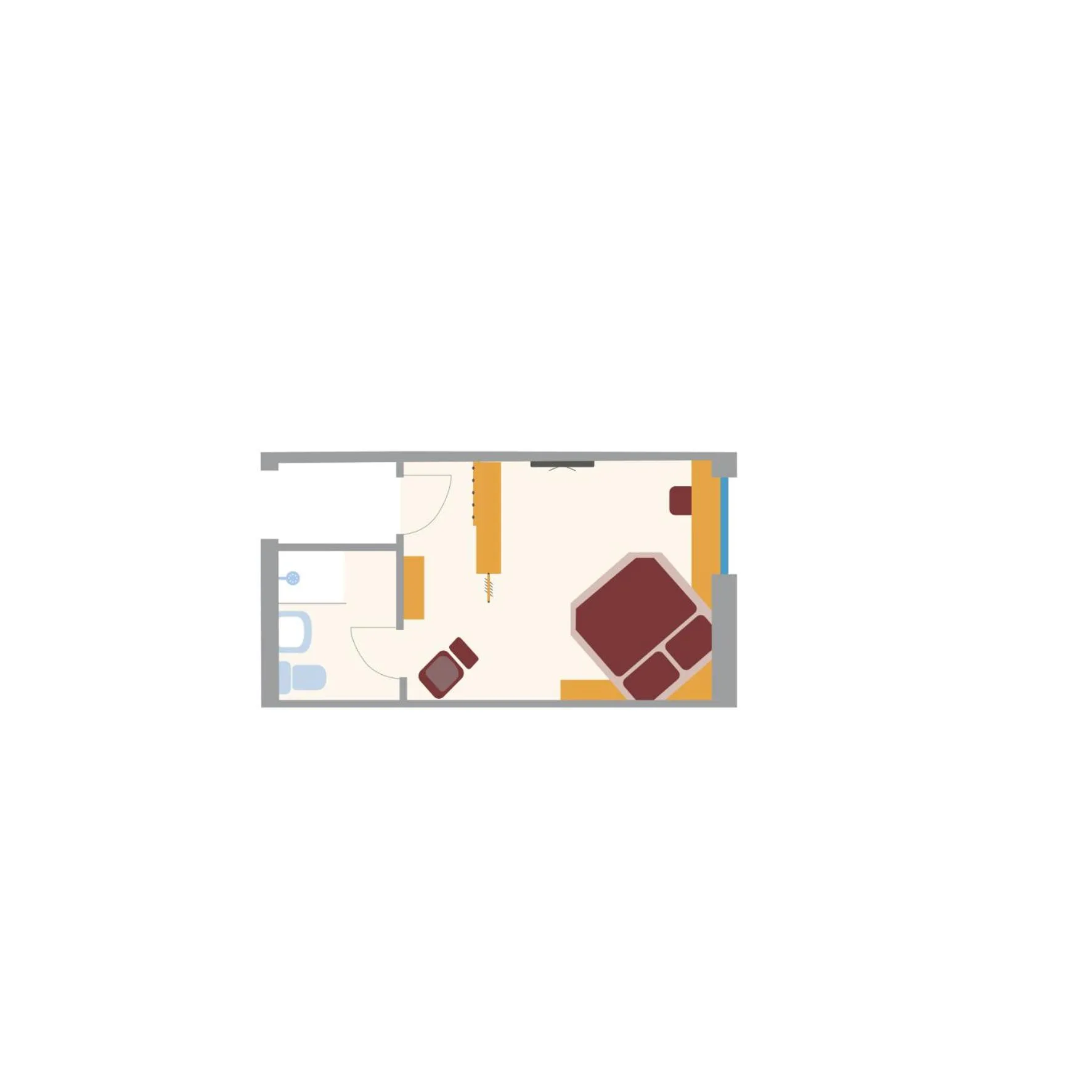 Floor plan in Harmls Aparthotel